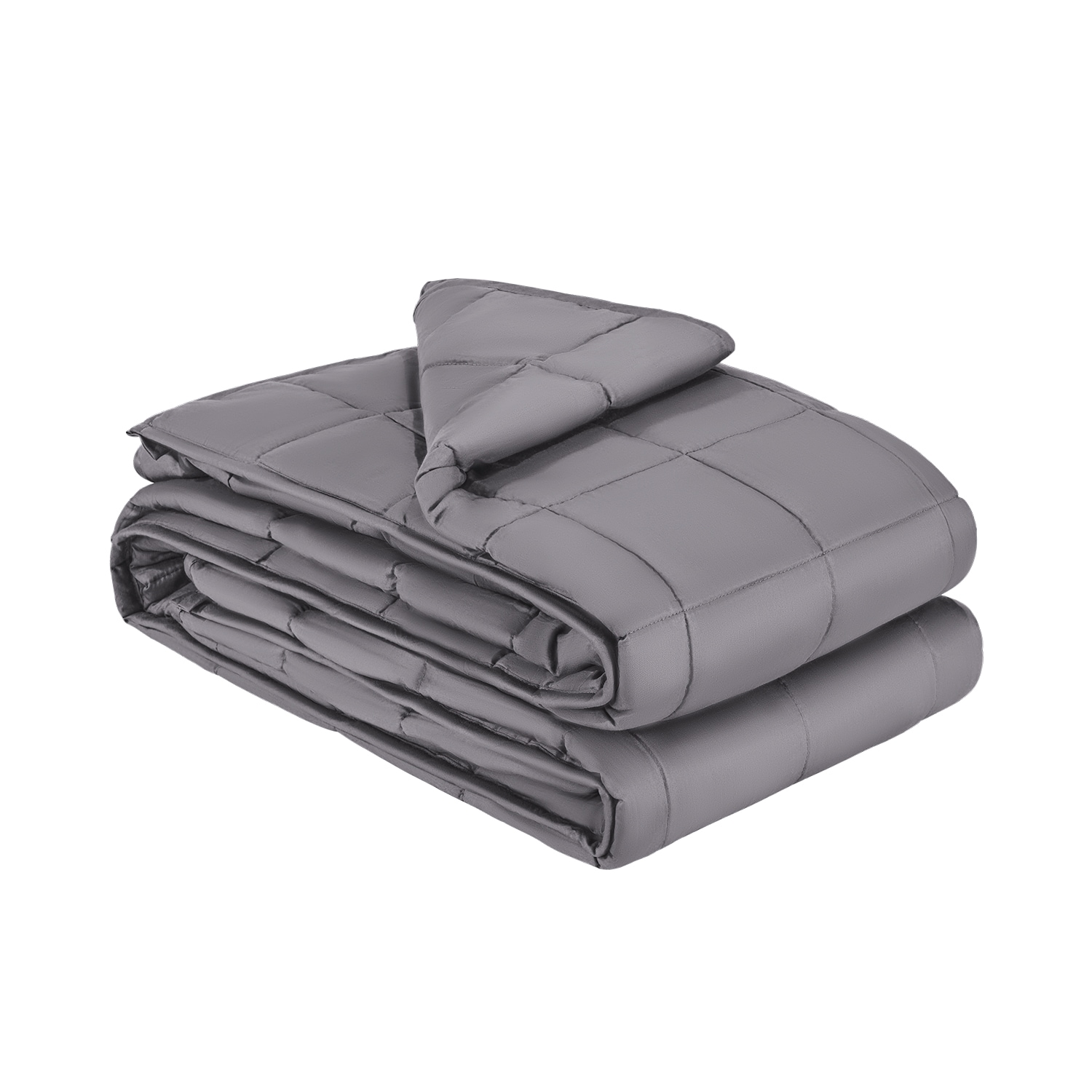 VEVOR Weighted Blanket  25 lbs  80 x 87 in King Size  Soft 100percent Cotton Heavy Blanket with Glass Beads  Breathable Material  Suitable for 250-310 lbs lbs Adults  Anxiety Stress Relief  Improve Sleep  Grey