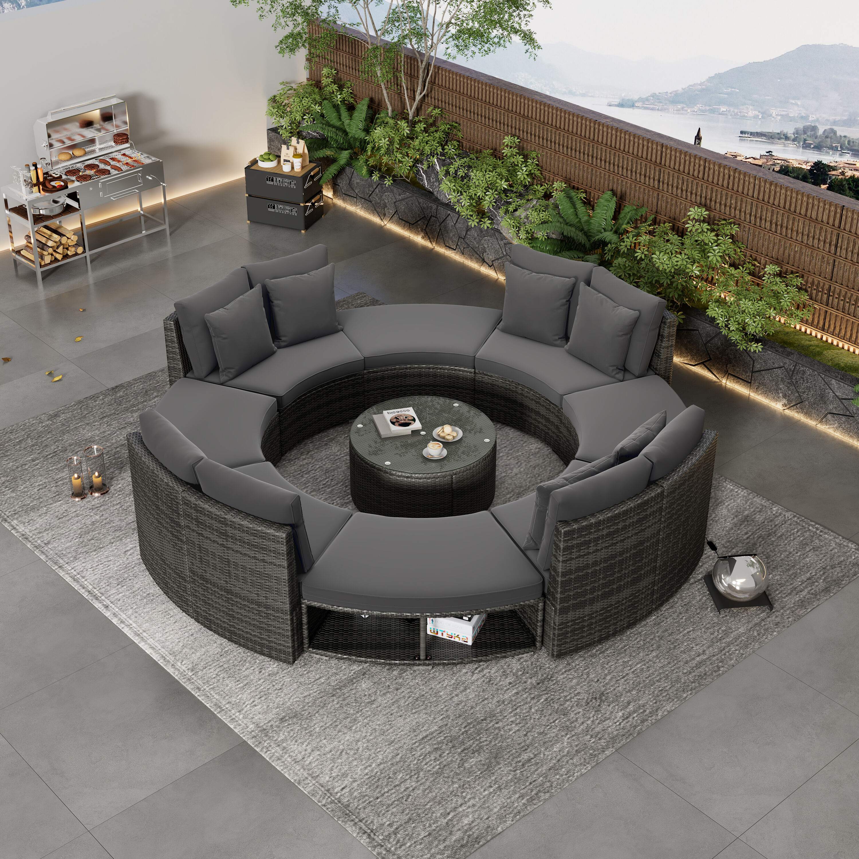 ModernLuxe L-SZ000040AAR Patio-Conversation-Sets - View #2