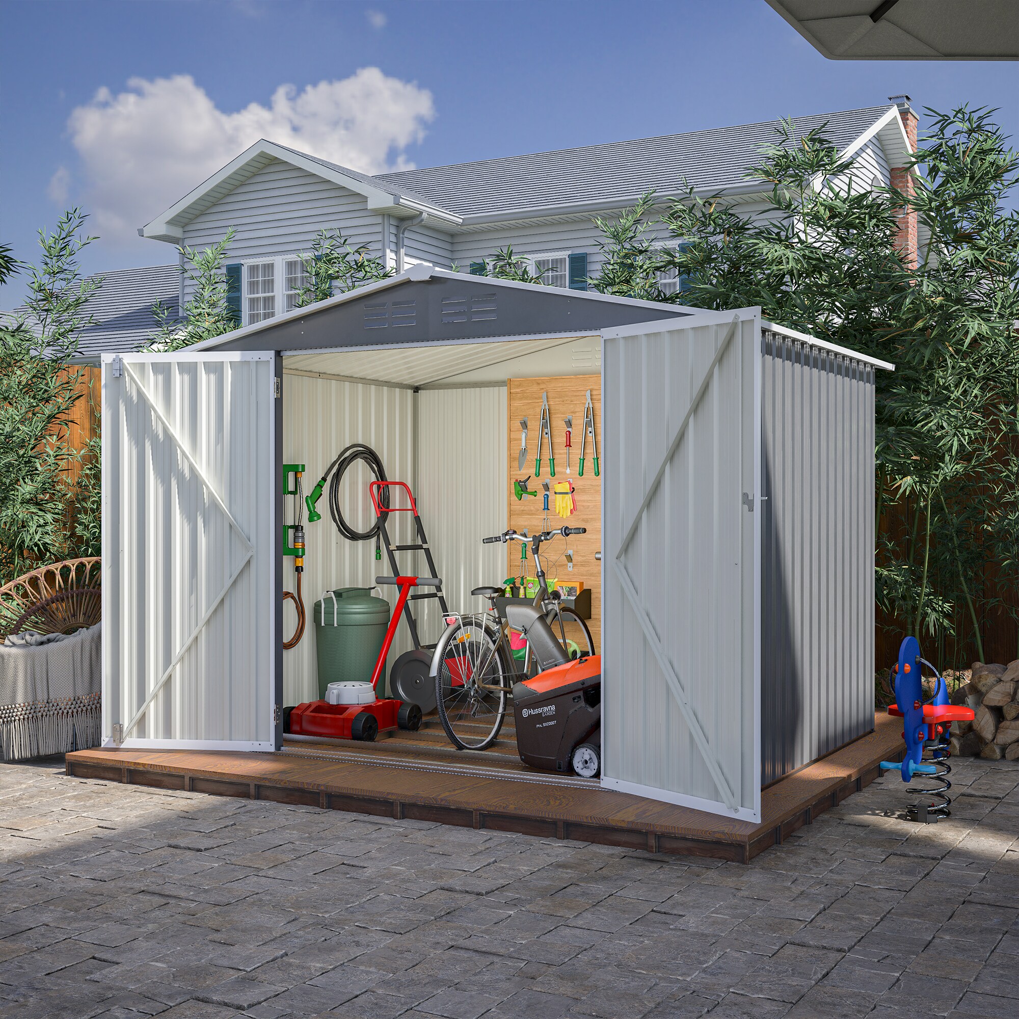 GDFStudio 344227 Metal-Storage-Buildings-Sheds - View #11
