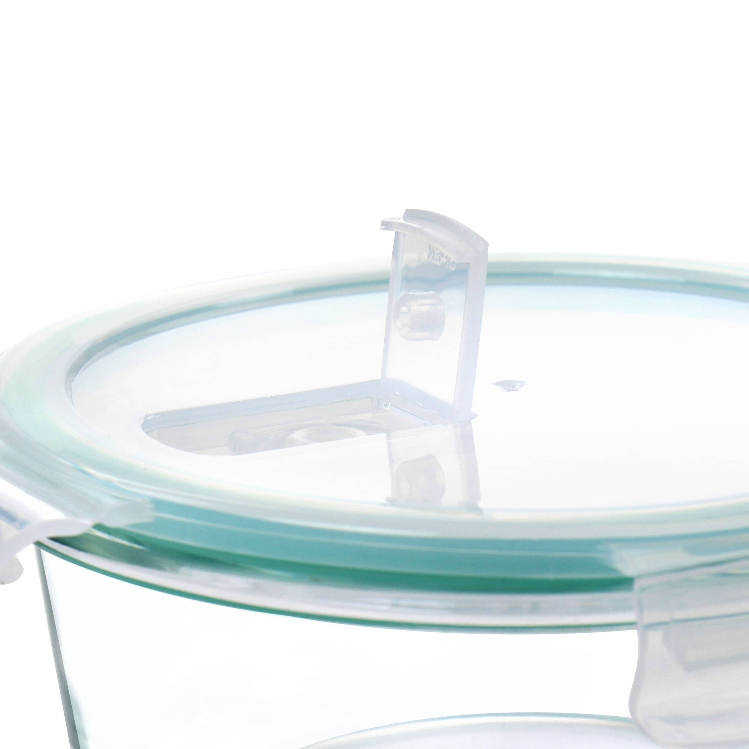 Martha Stewart 6-Pack Multisize Glass Bpa-free Reusable Food