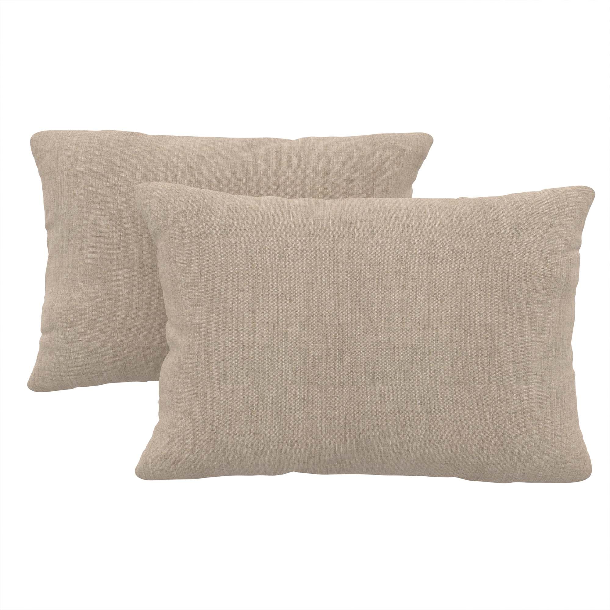 Covers & All Covers and All Sunbrella Lumbar Pillows Set of 2 UV Fade resistant and Water Repellent Rectangle Lumbar Throw Pillows