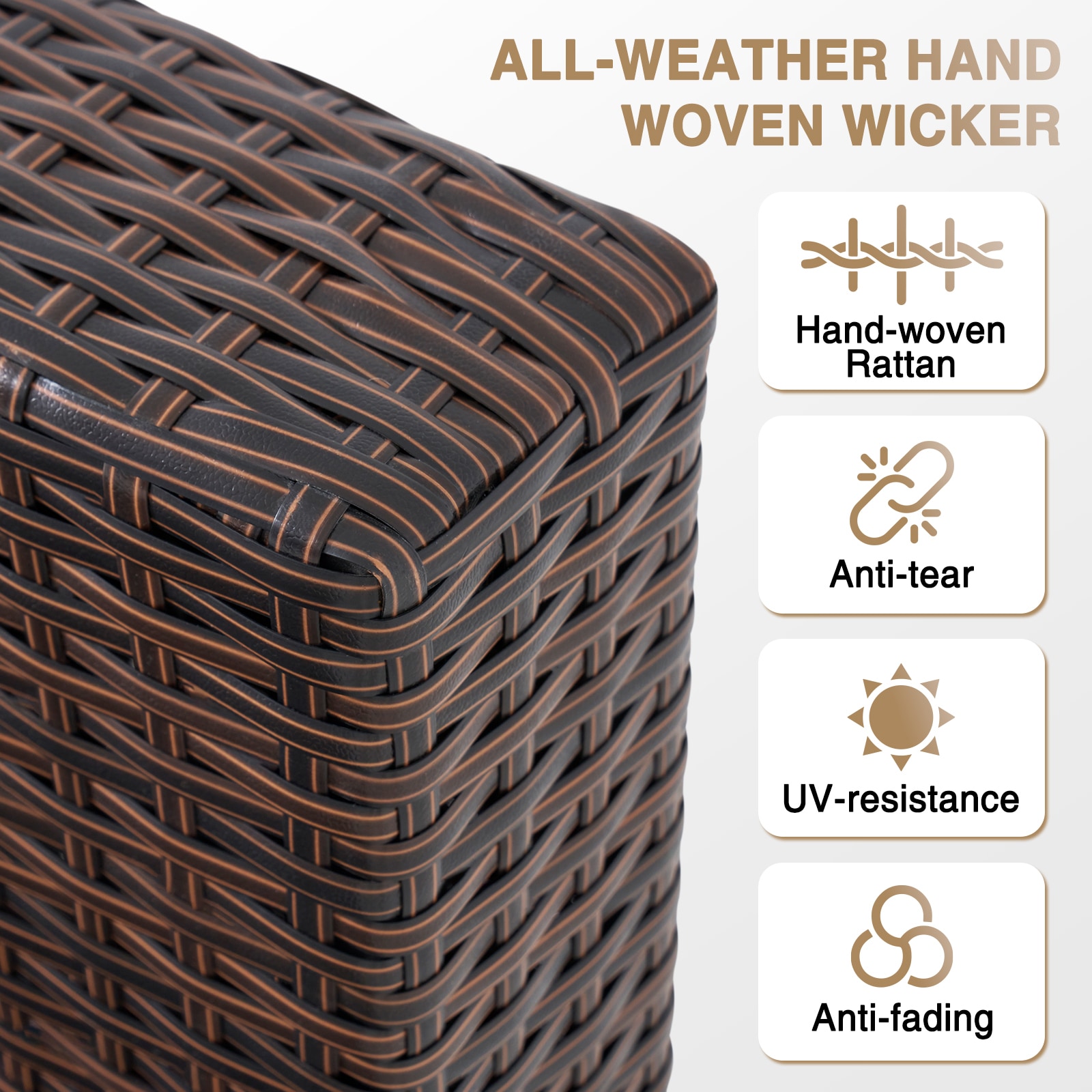 AOXUN PA-120BR12 Patio-Conversation-Sets - View #4