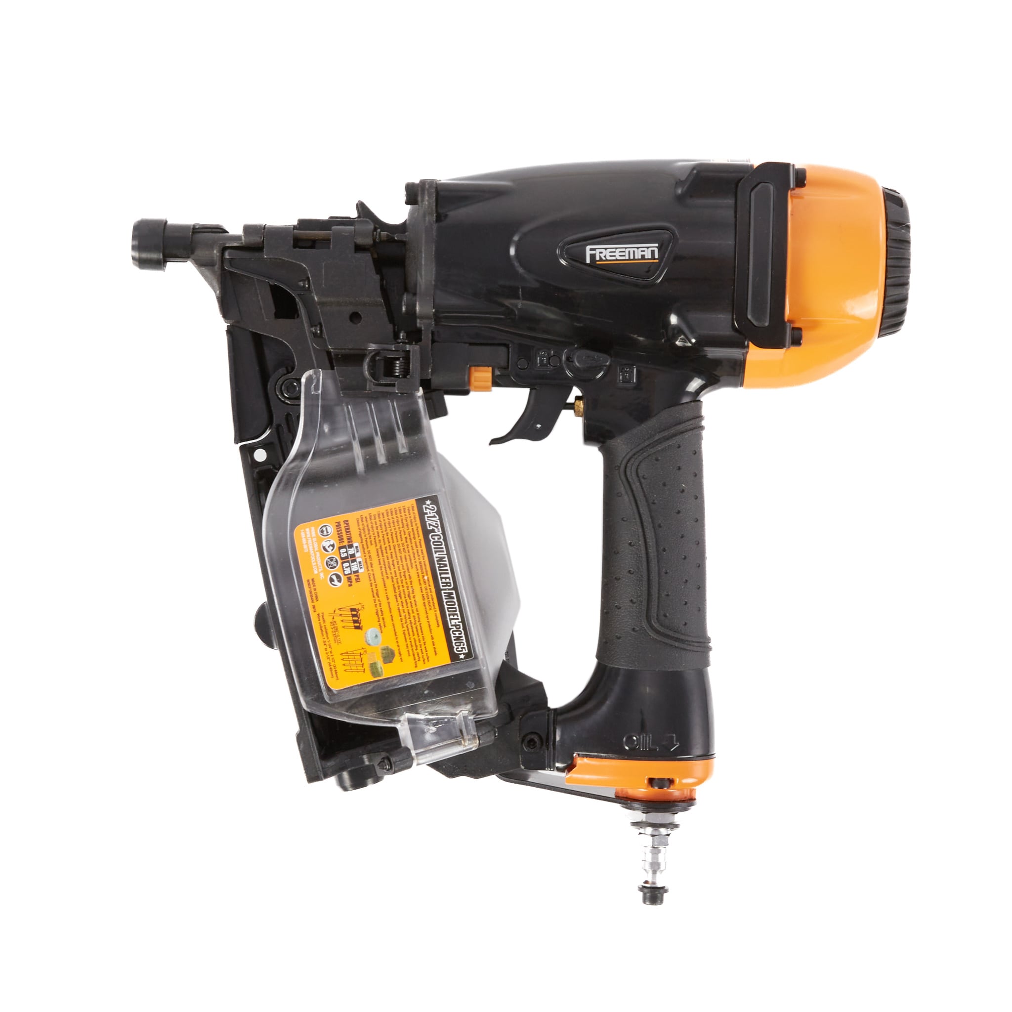Freeman Pneumatic 15 Degree 2-1/2 in. Coil Siding Nailer with
