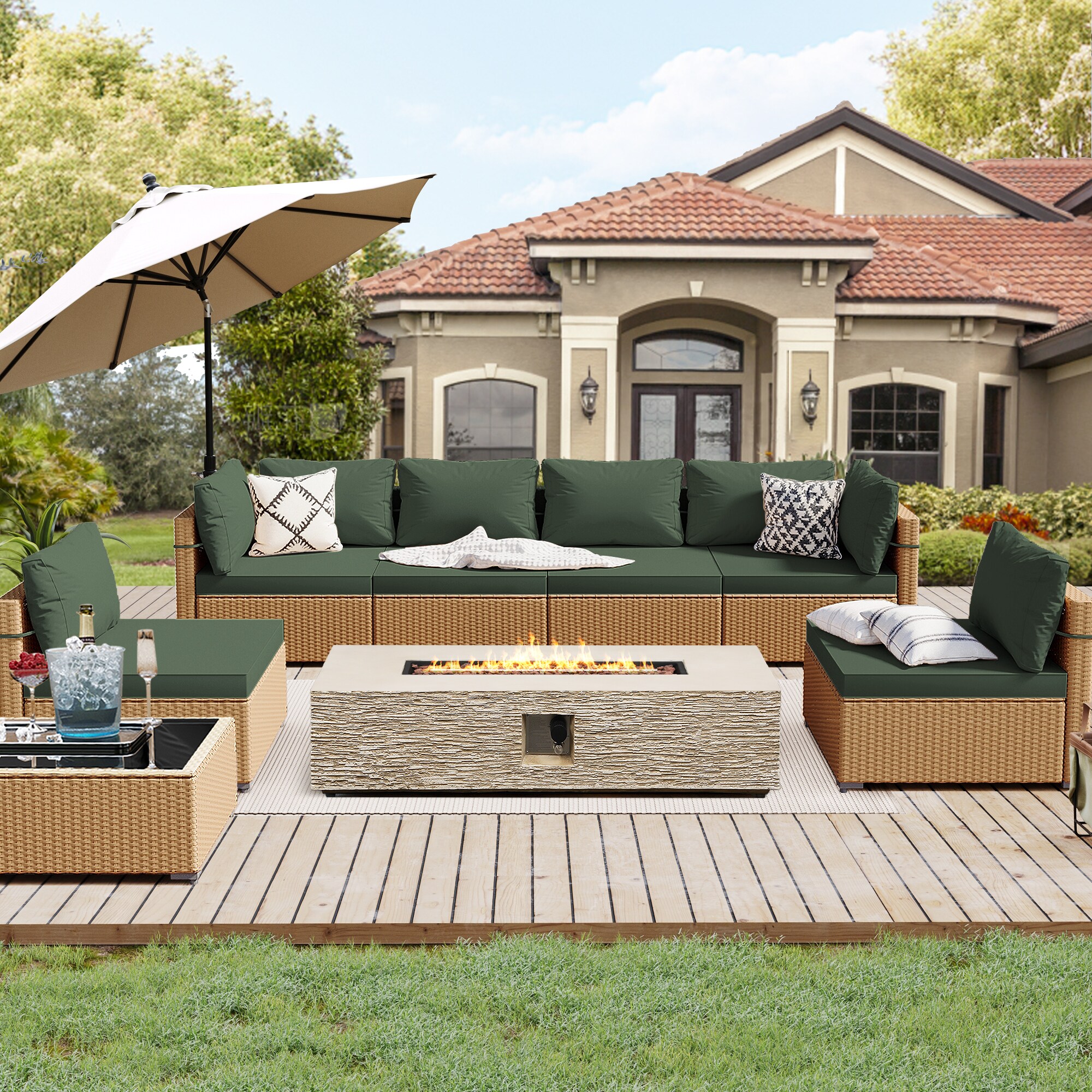 Patio Watcher LS-RT7-56HBE-Y3 Patio-Conversation-Sets - View #2