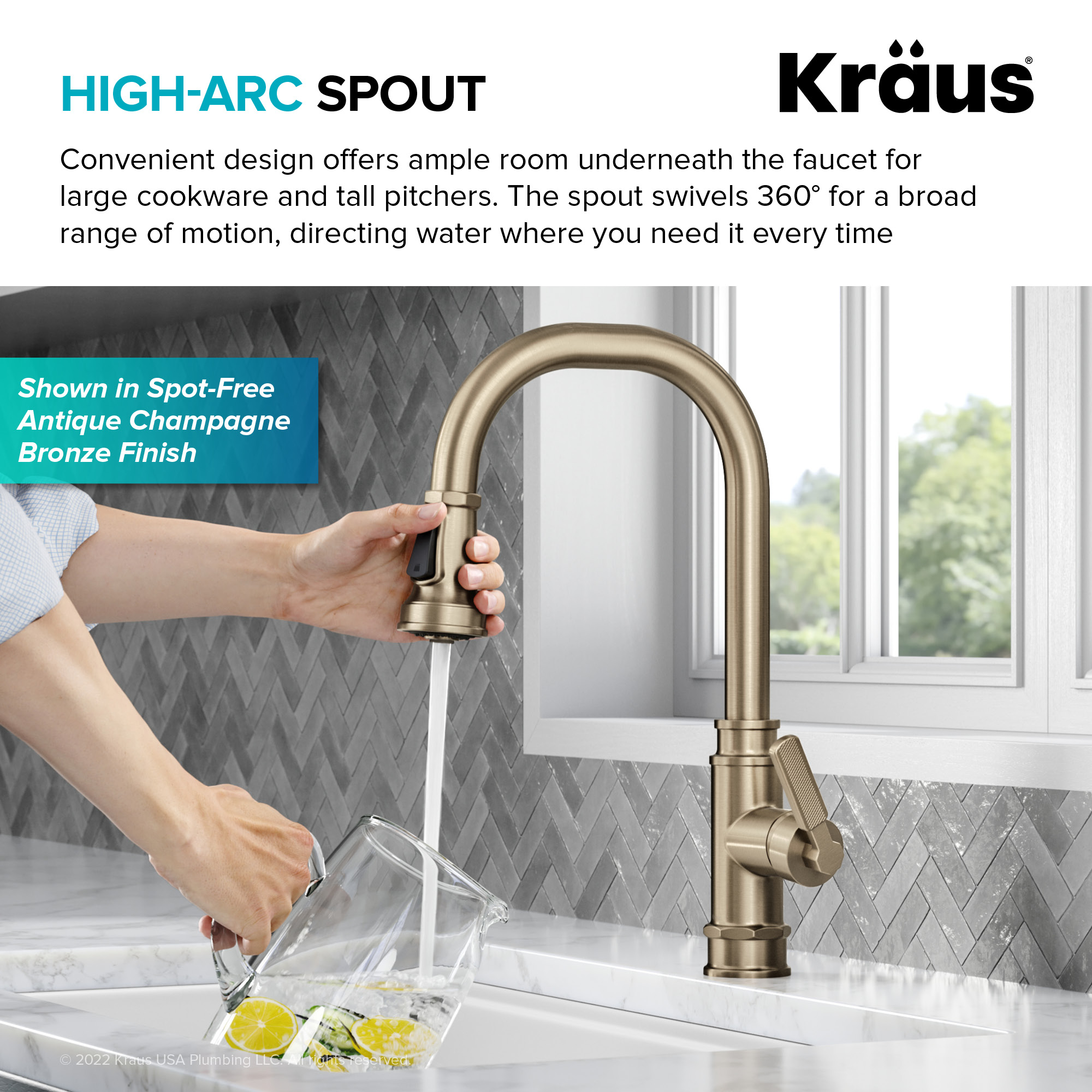 Kraus KPF-4101SFS Kitchen-Faucets - View #9