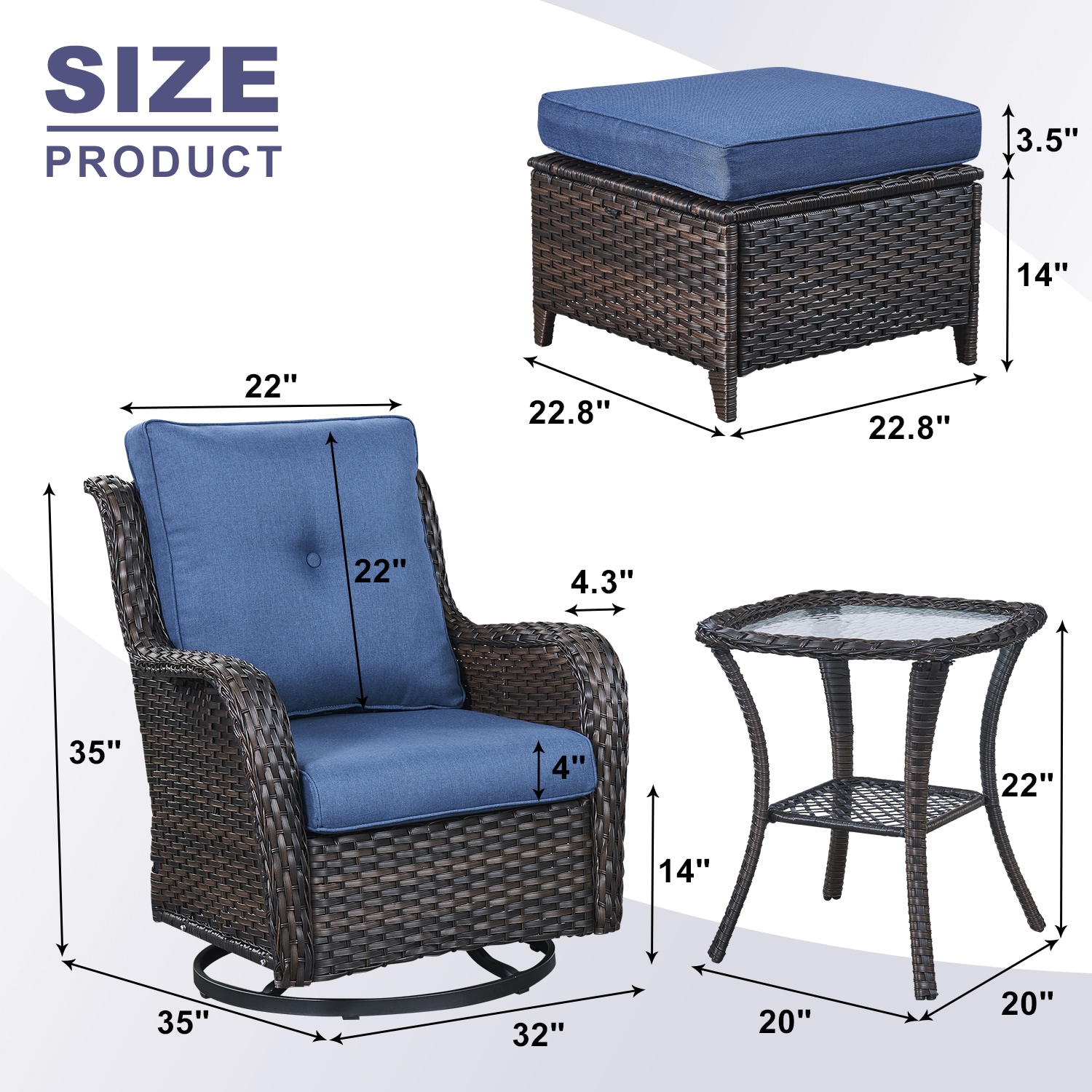 Rilyson FS023025014-1 Patio-Conversation-Sets - View #4