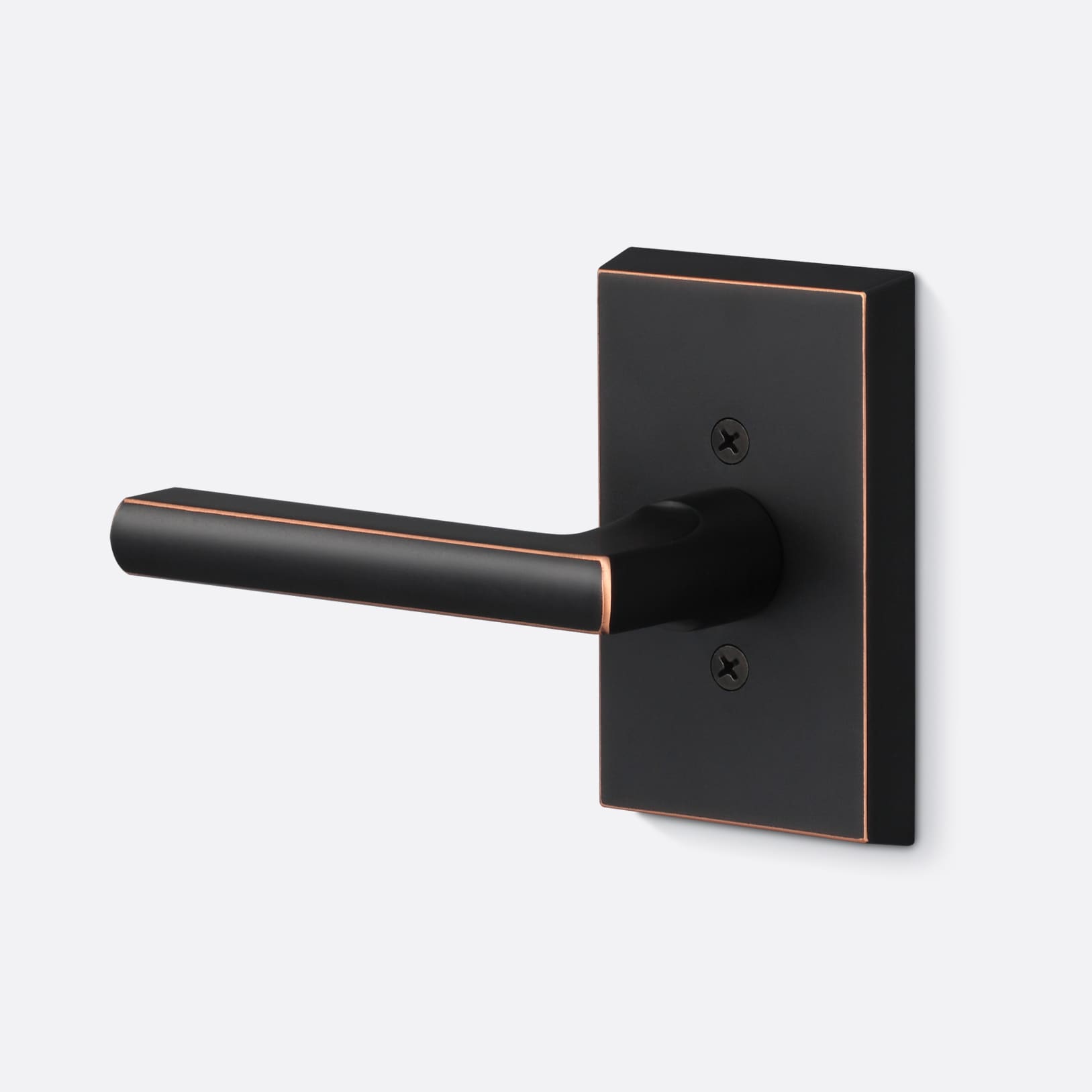 Sure-Loc Hardware LN100 11P Ridgecrest Mountain Logan Vintage Bronze Interior Hall/Closet Dummy Door Handle