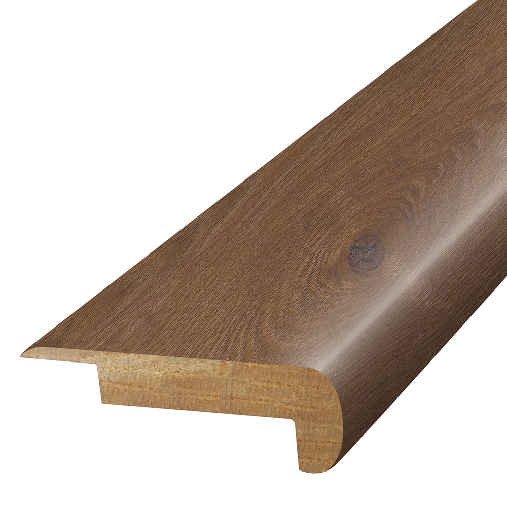 Project Source Vinnings Oak 3/4-in T x 2-1/4-in W x 78.7-in L Prefinished Laminate wood Stair Nosing Floor Moulding Trim