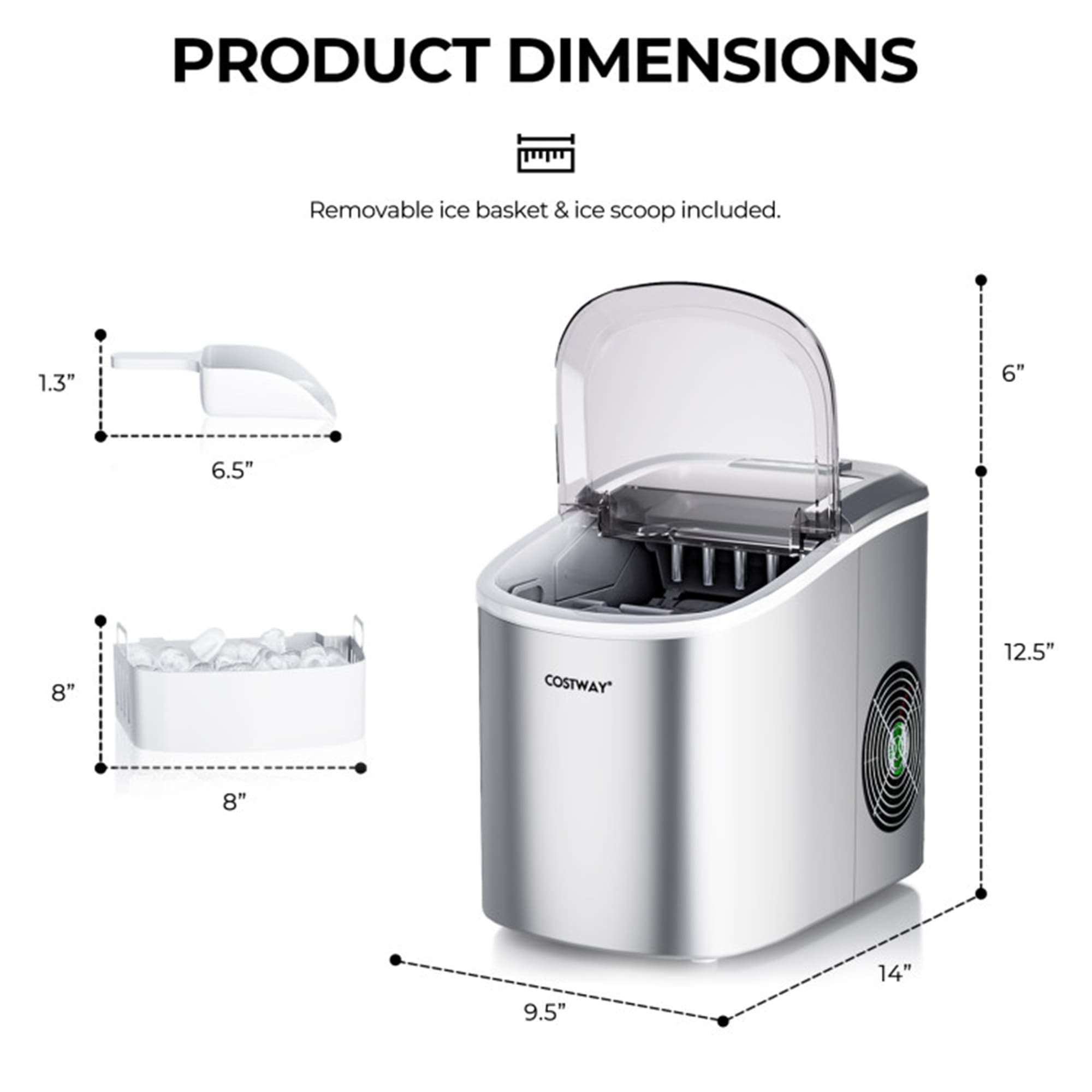Mondawe OR-ES93922-MRS Ice-Makers - View #8