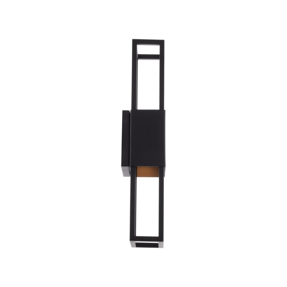 Nightvision 16" Black and Gold Dimmable LED Sconce