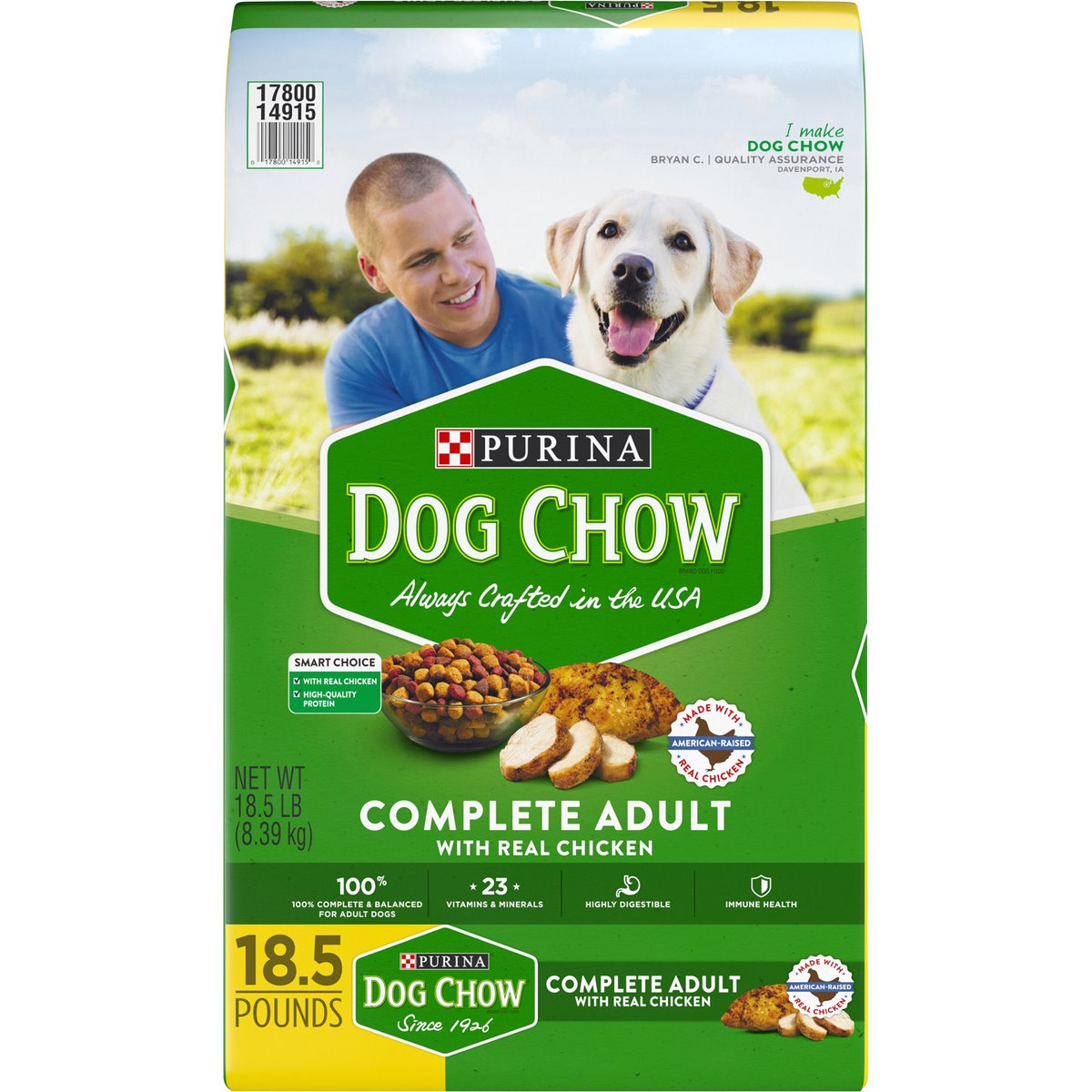 Nestle Purina Chicken Flavor Adult Dog Food - 18.5 oz Bag - Protein ...