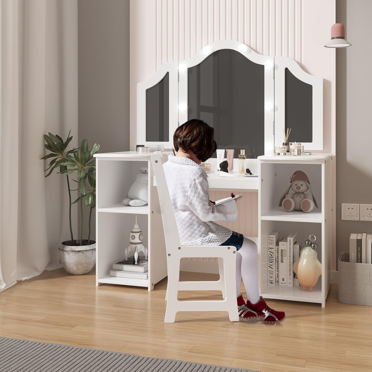 Qeetex LHF-SZT-PHO-0ZL4O3PS Bedroom-Vanities - View #6