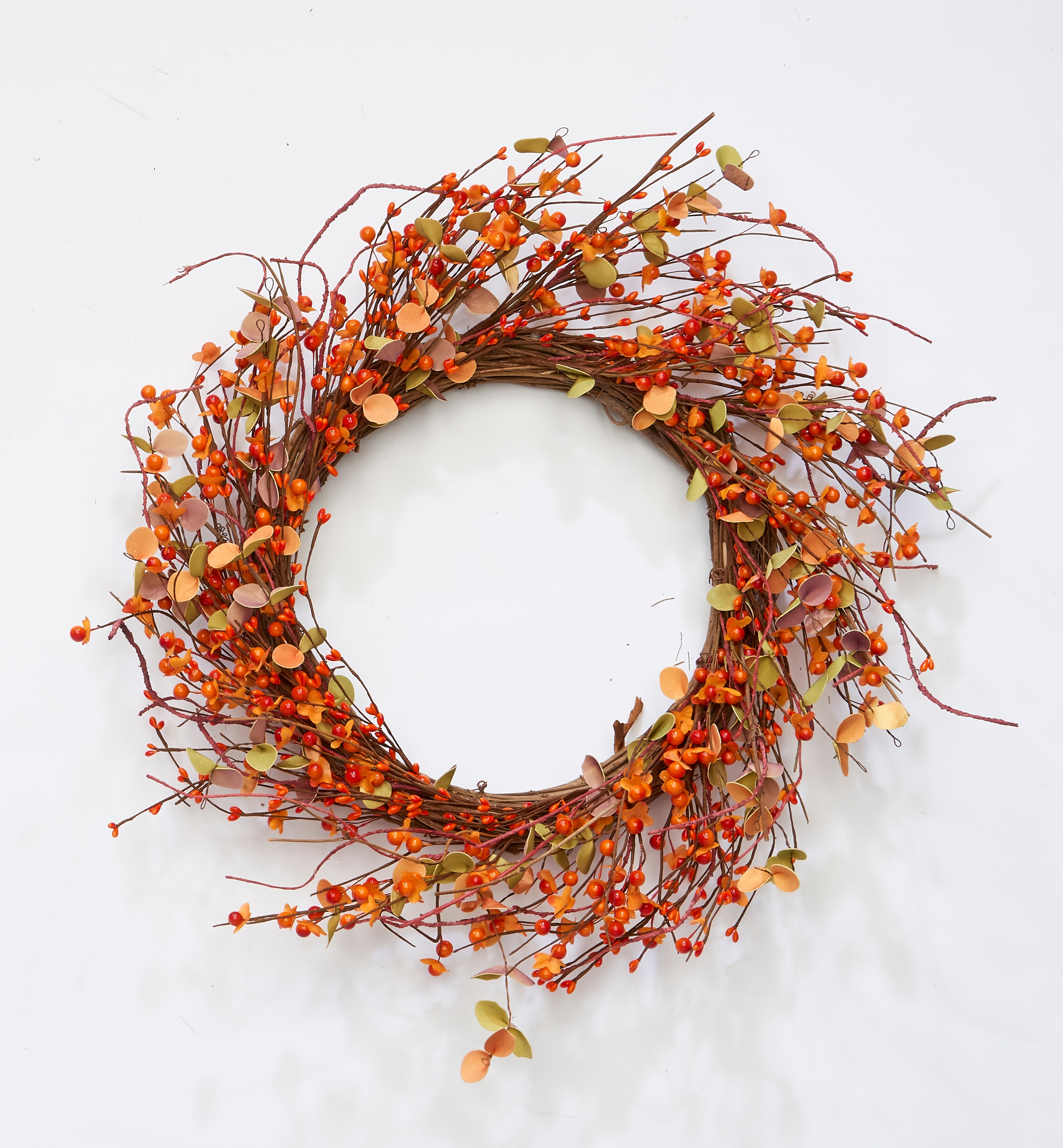 Worth Imports 7998 1.8-ft 22-in Berries Artificial Wreath