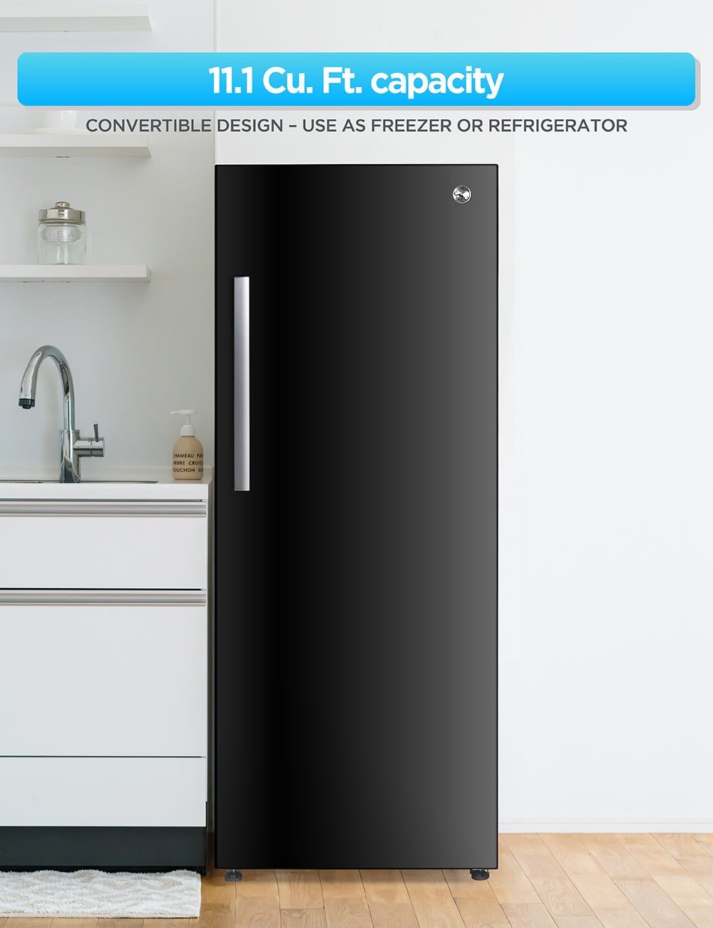 Commercial Cool Convertible 11.1-cu ft Frost-free Upright Freezer