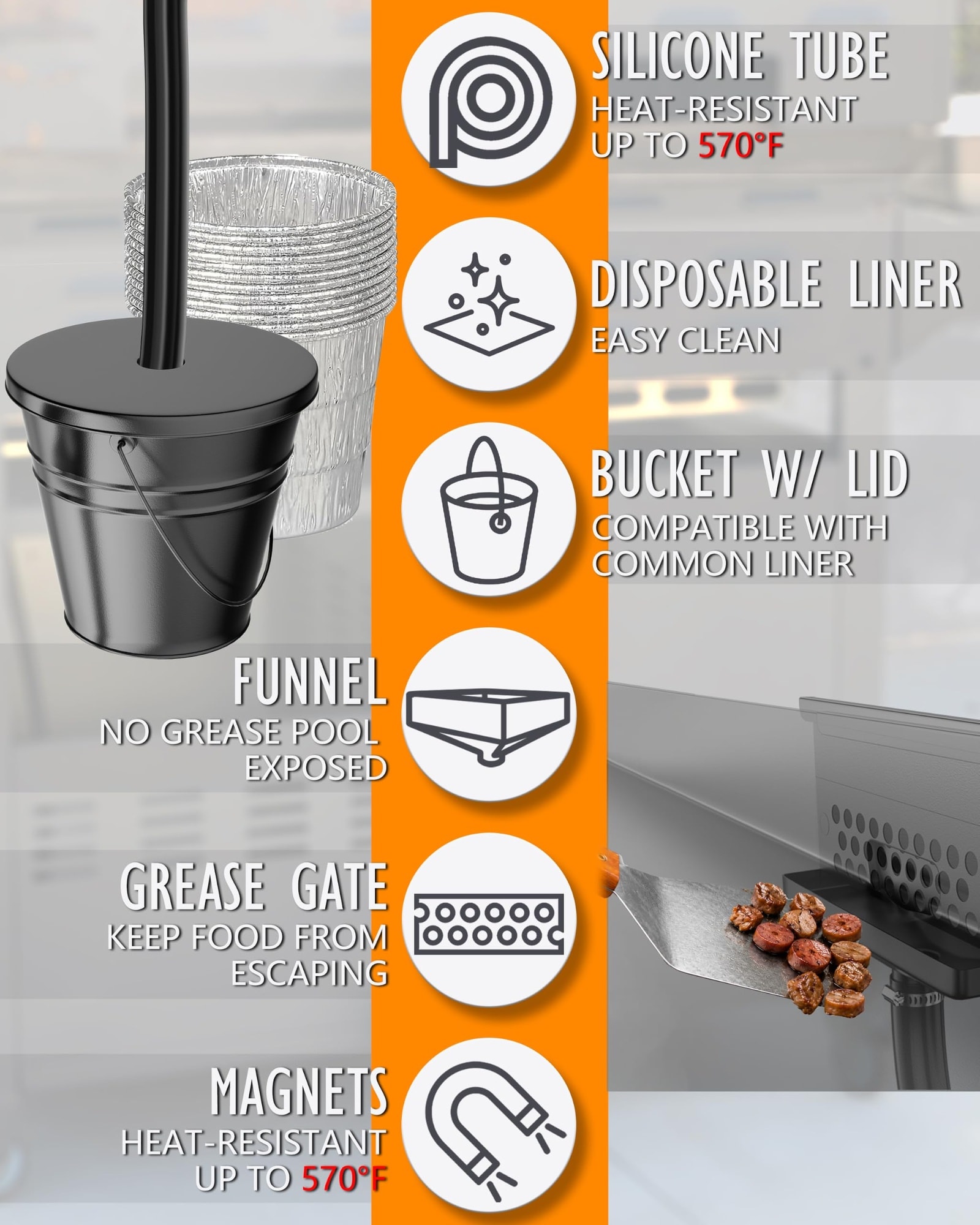 JVFCXXV LJV0818G610 Grill-Drip-Pans-Drip-Cups - View #5