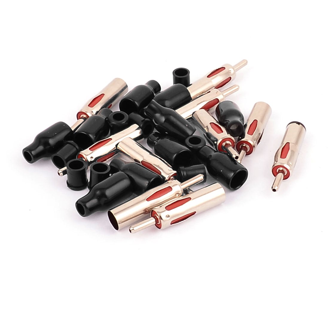Unique Bargains 10pcs Auto Car Radio Antenna Cable AM/FM Male Adapter Connector #S26020900UX4501