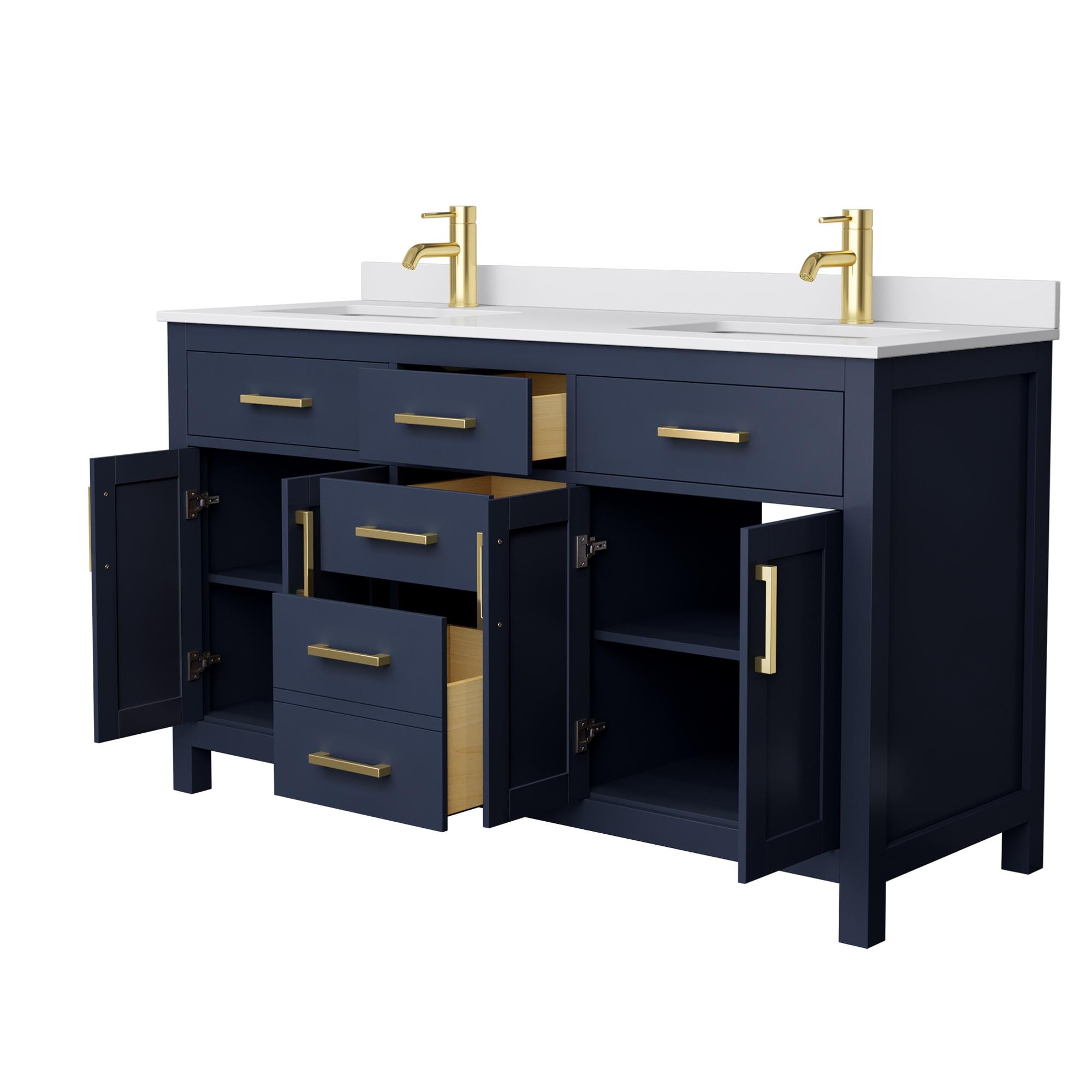 Wyndham Collection WCG242460DBLWCUNSMXX Bath-Vanity-Combo - View #3