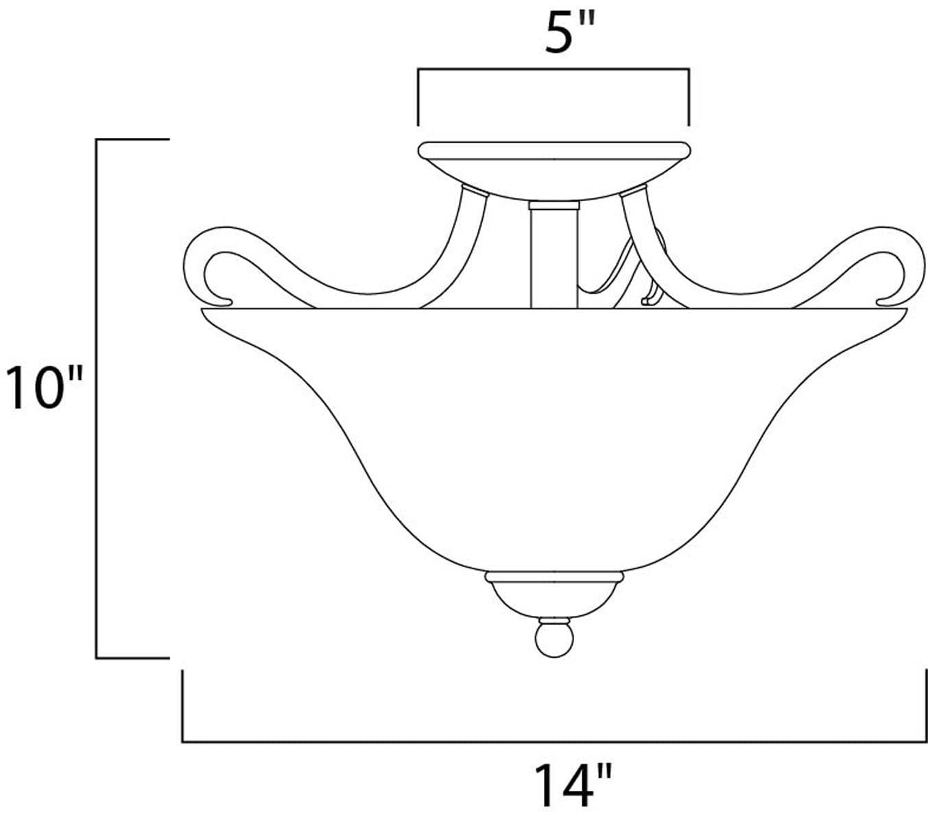 Maxim Lighting 10120FTOI flushmounts - View #2