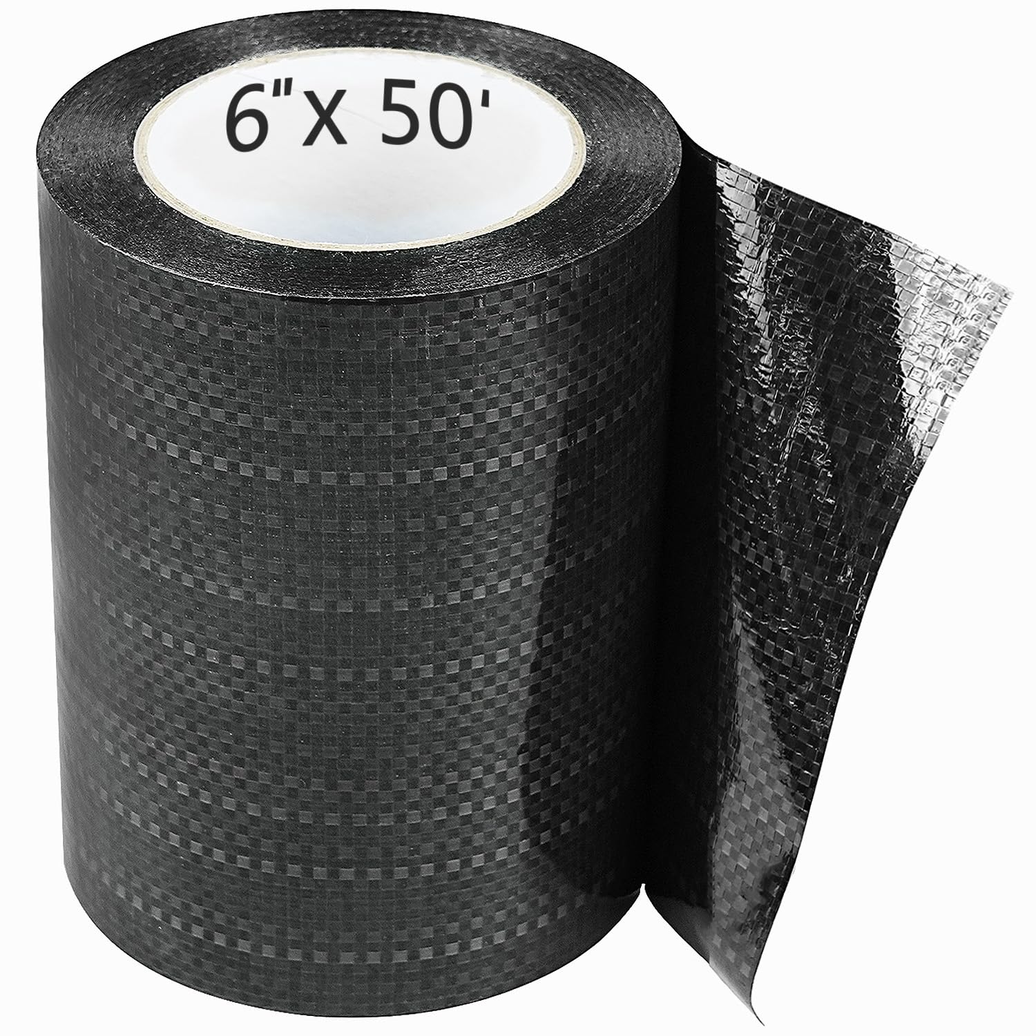 Etokfoks  6 Inch x 50 Foot RV Underbelly Tape Roll Three Layer Polyethylene Waterproof Strong Adhesion Easy Application