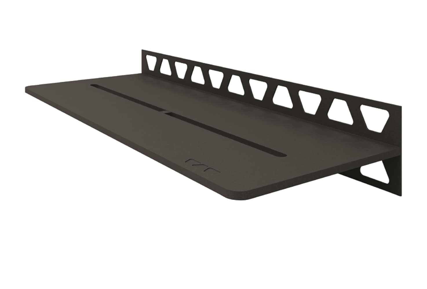 Schluter Systems SWS1D7TSDA Shelf Rectangular Wall Pure Dk Anthracite