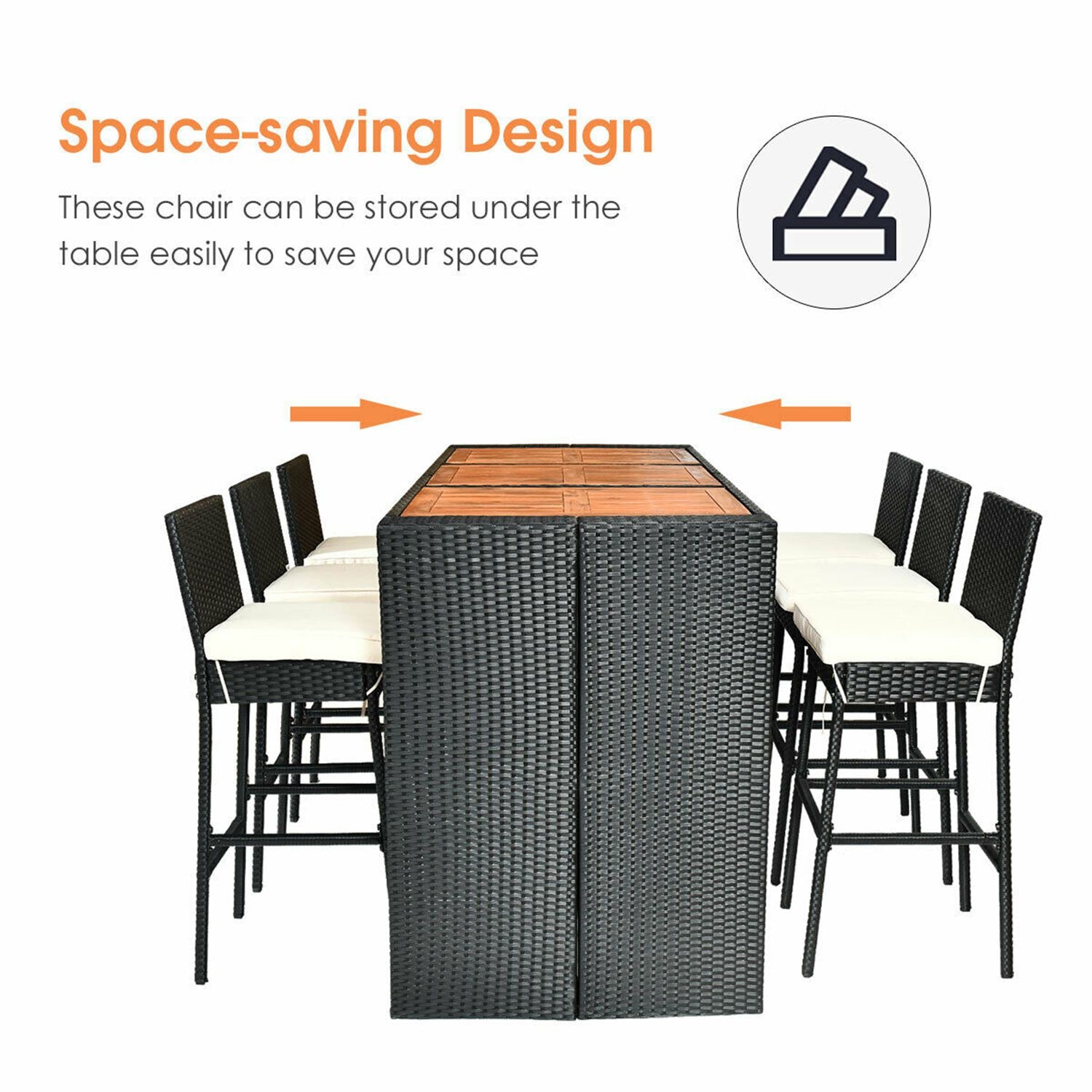 Costway CSHY000268 Patio-Dining-Sets - View #7
