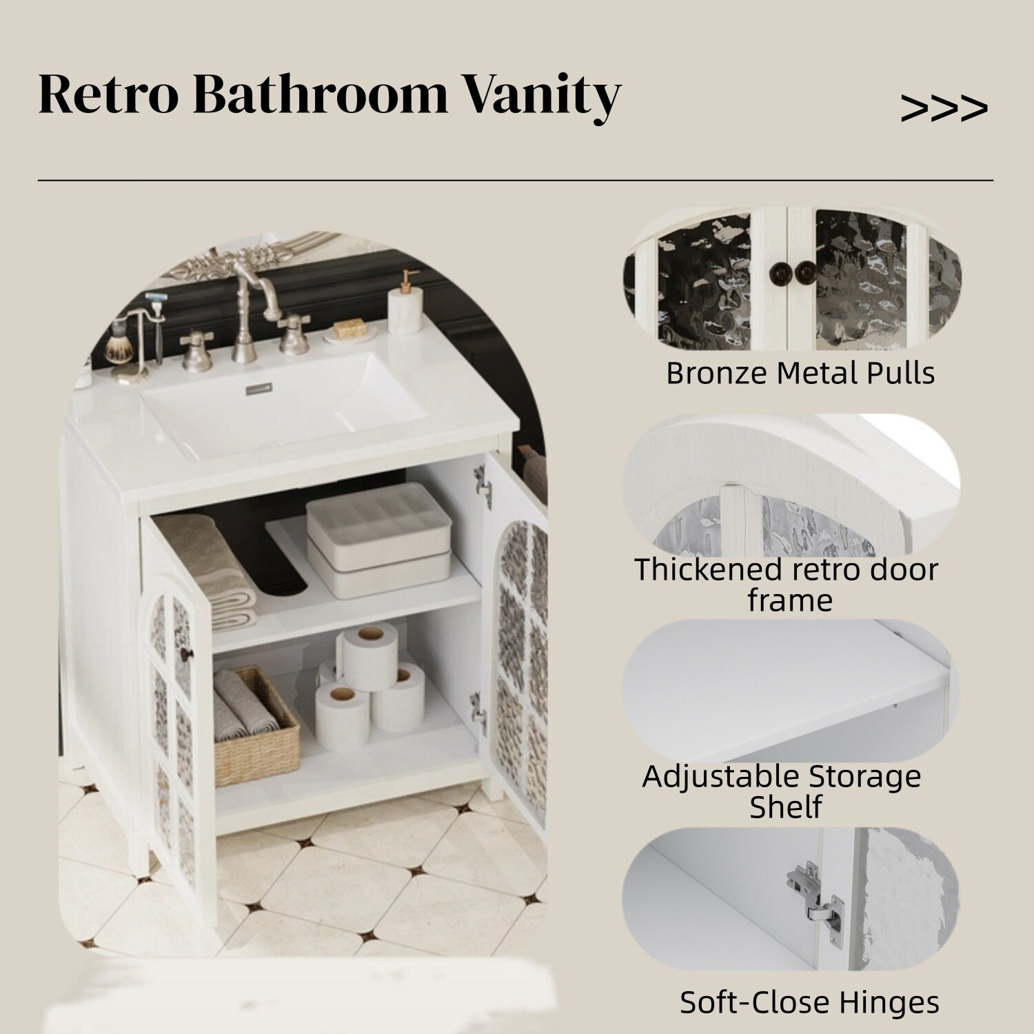 Vanityfus VF-NE-9512W Bath-Vanity-Combo - View #5