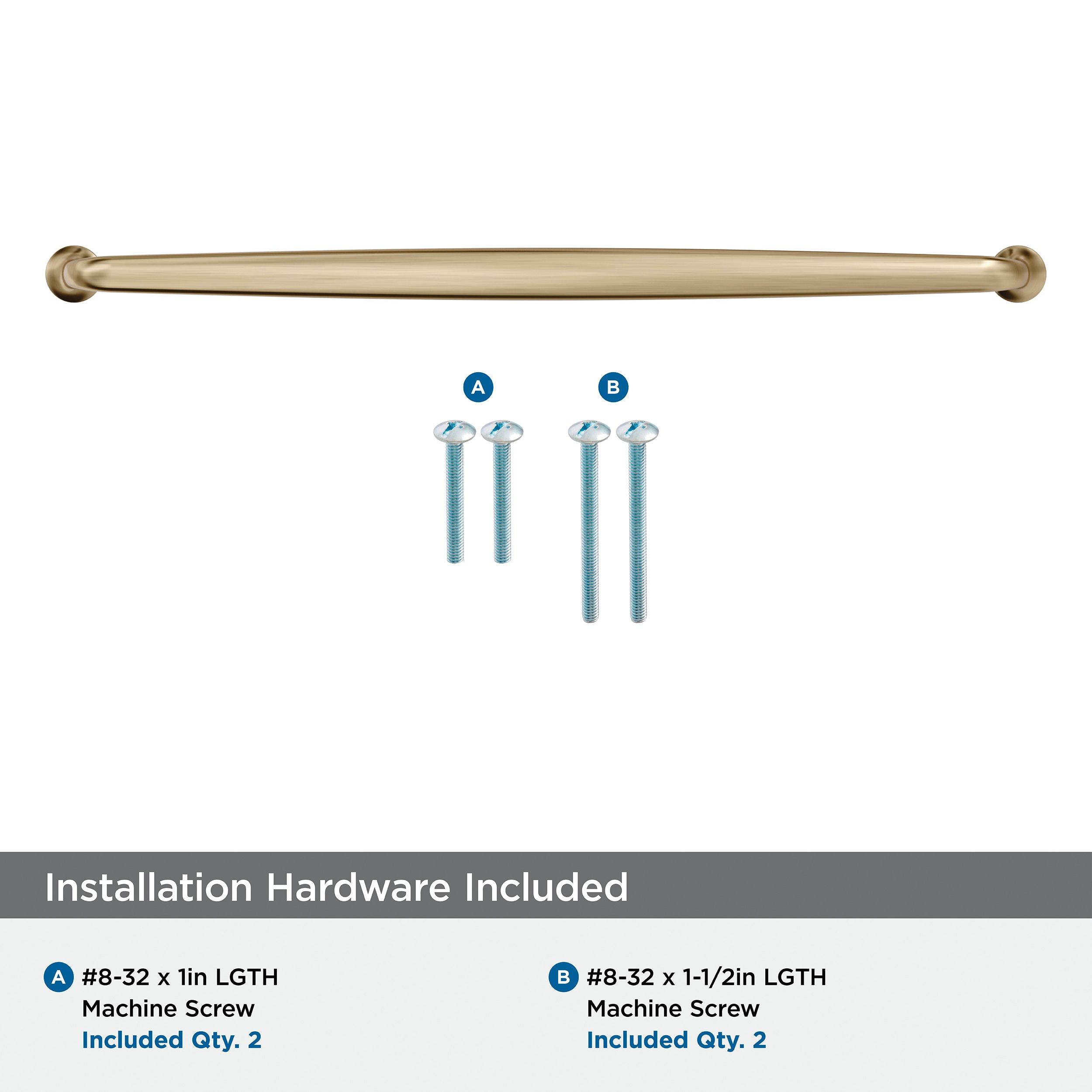 Golden Champagne 12-5/8 inch Polished Bronze Bar Pull