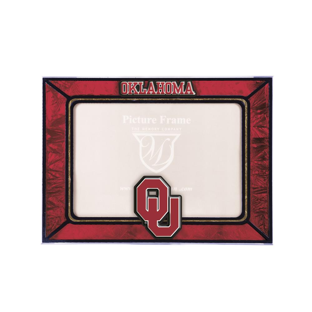 The Memory Company COL-OK-1790 Oklahoma Sooners Team Glass Picture Frame