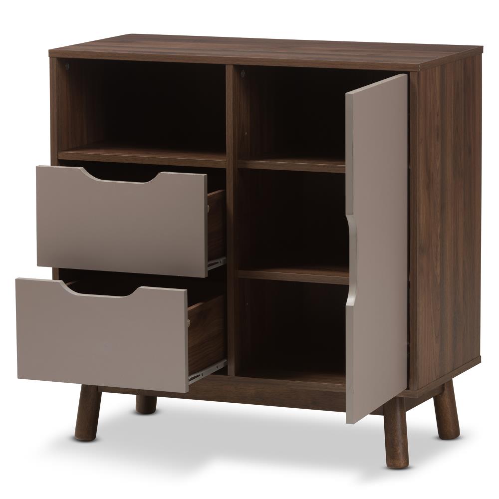 Baxton Studio Britta Contemporary Modern Multi Sideboard at Lowes