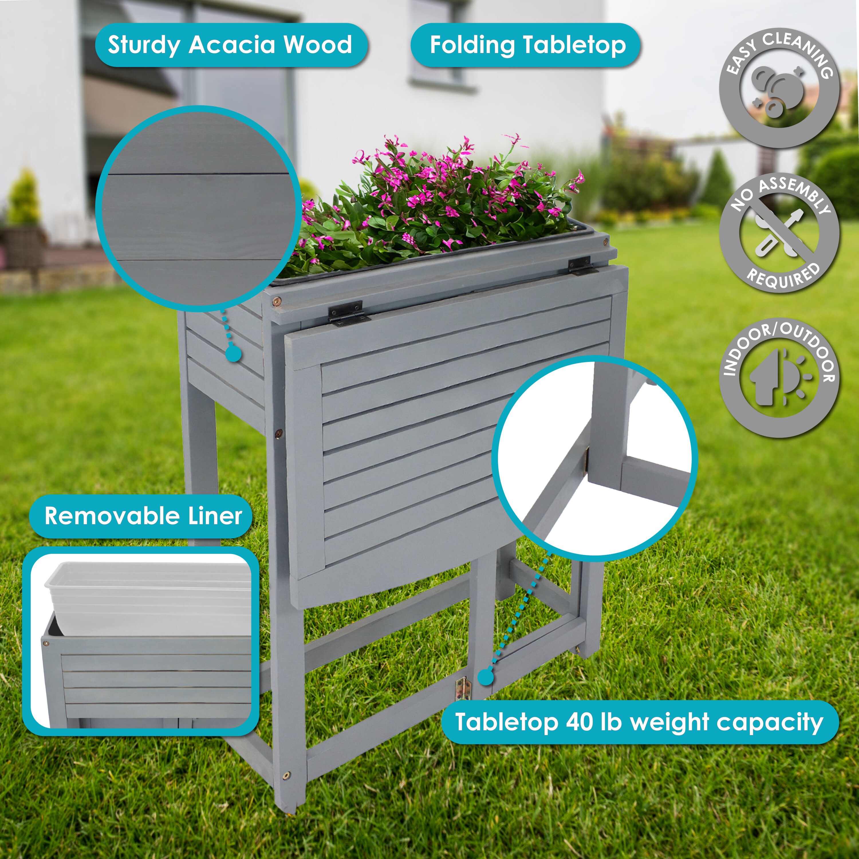 Sunnydaze Decor NPH-458 Planter-Window-Box - View #6
