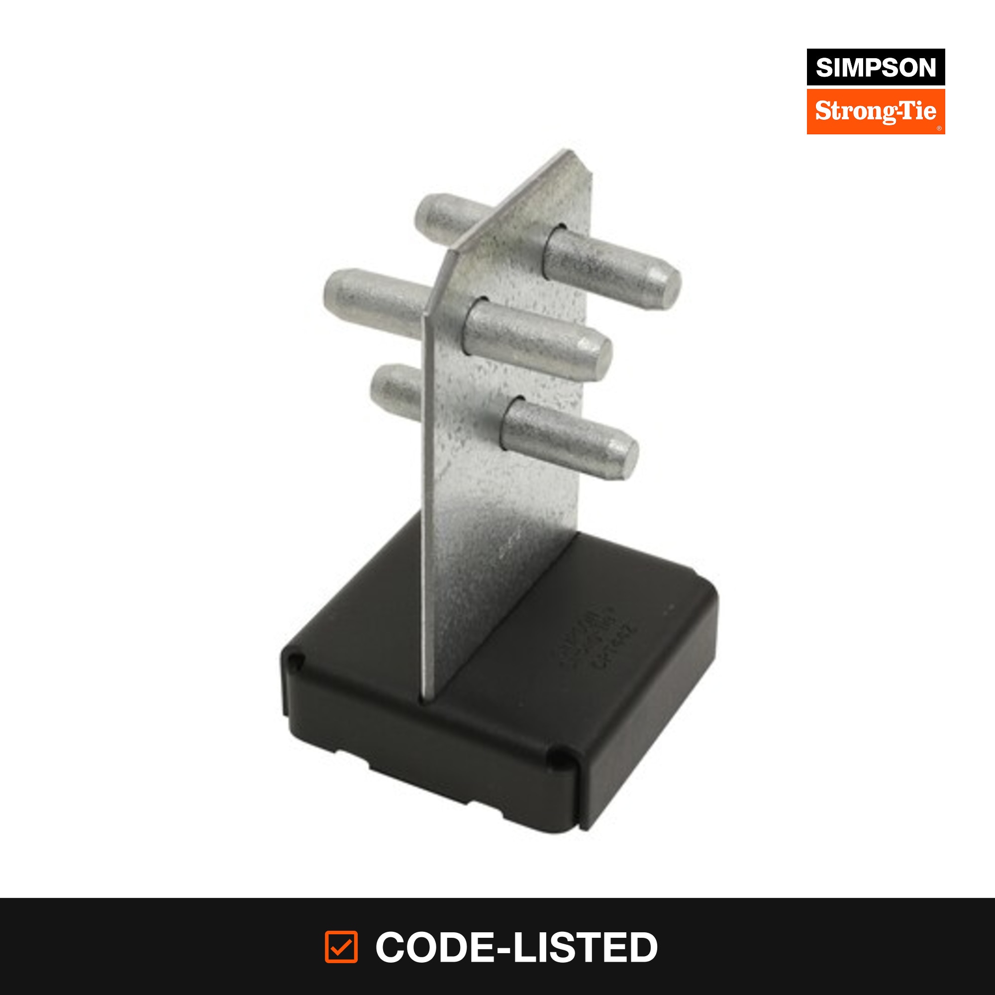 Simpson Strong-Tie CPT 4-in x 4-in ZMAX Wood to concrete (retrofit) Base