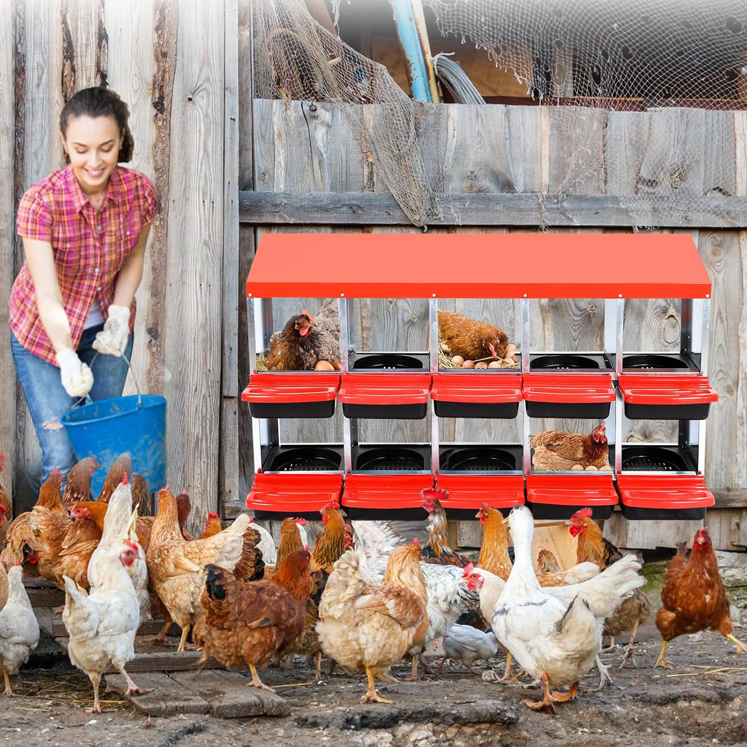 Qeetex WLS-PHO-33AC7JAJ Chicken-Coops-Rabbit-Hutches - View #8