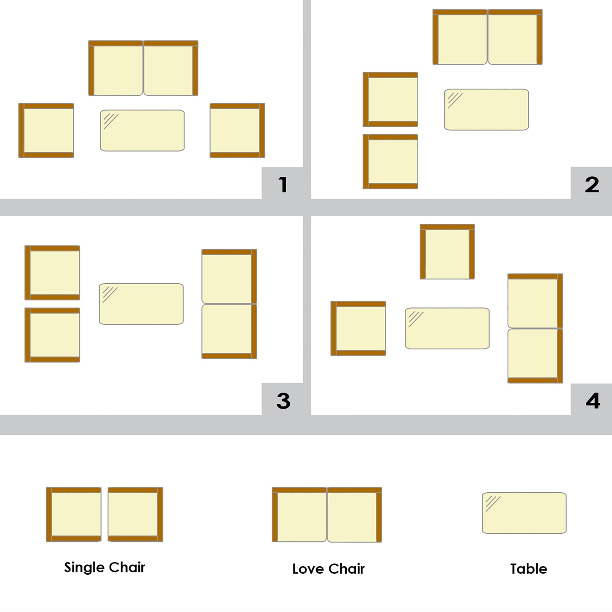 CASAINC WF-HW65357-LA Patio-Conversation-Sets - View #9