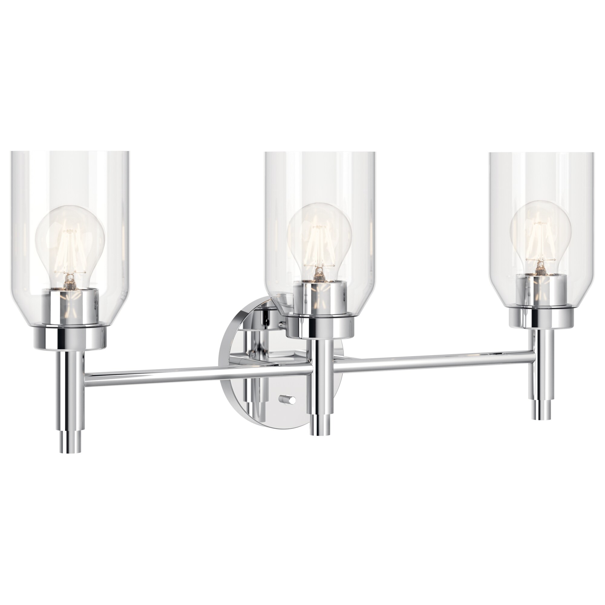 Kichler 55185CH Madden 24-in 3 -Light Chrome Modern/contemporary Vanity light