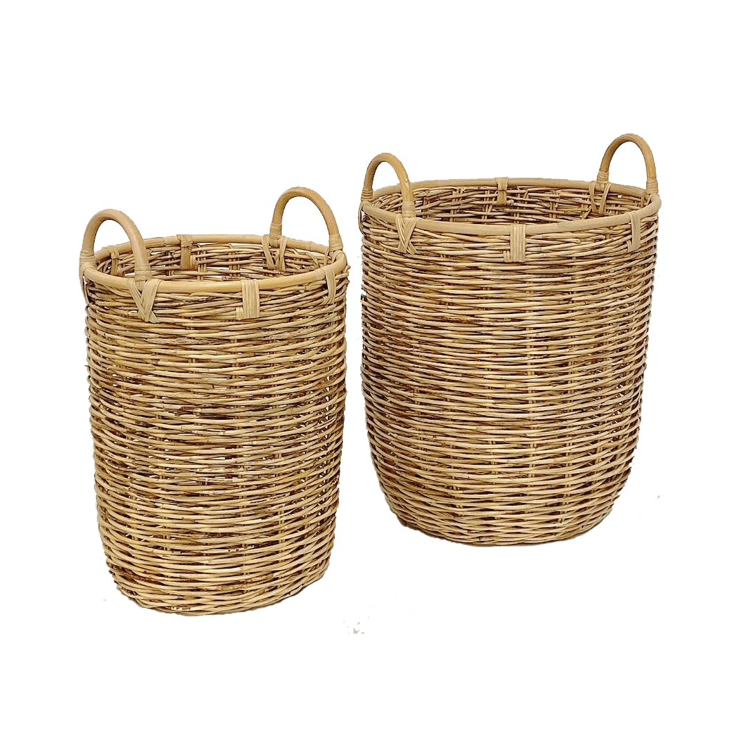 Origin 21 Coiled rope bin 12-in W x 10-in H x 12-in D White Polyester  Basket in the Storage Bins & Baskets department at