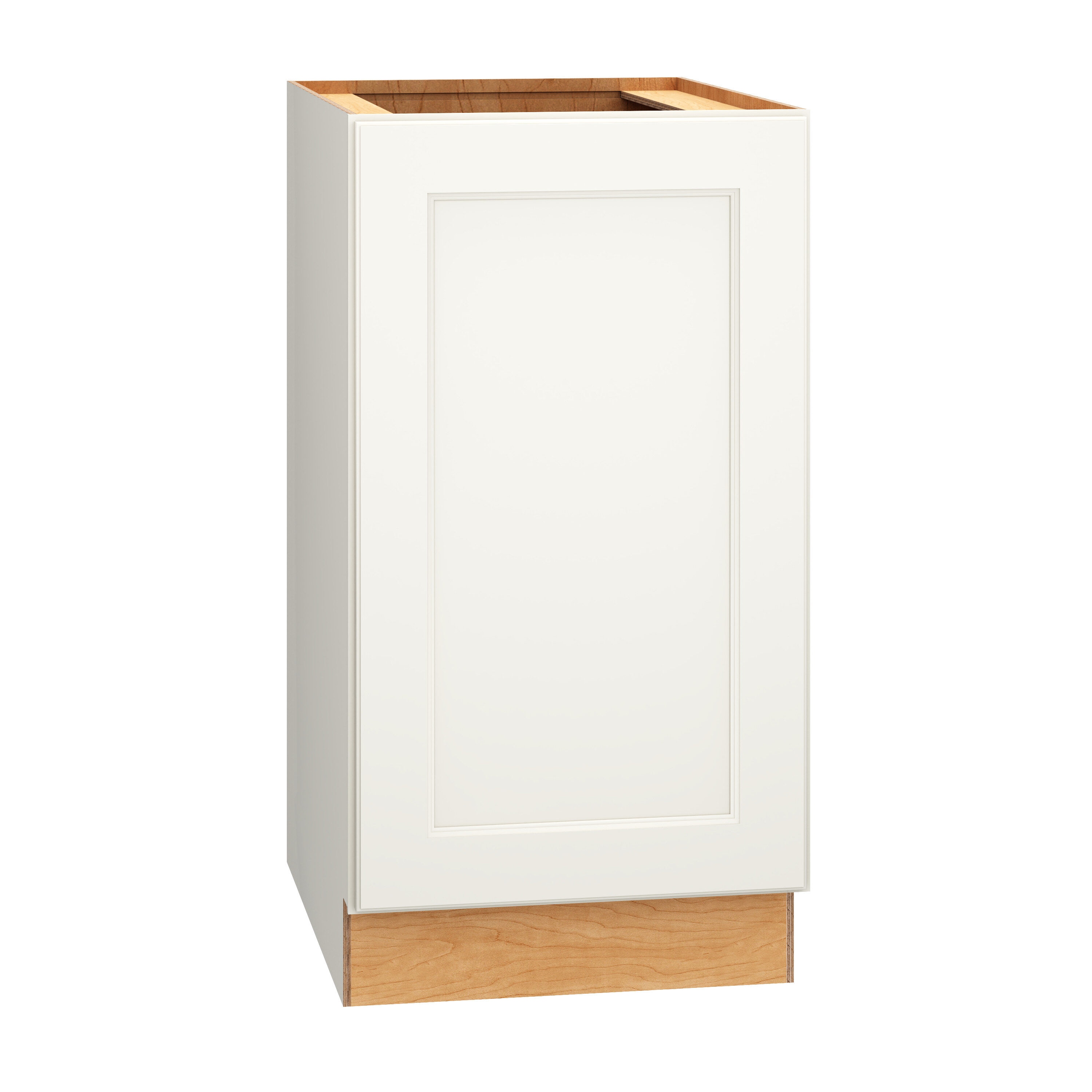 Diamond Express 325 B18FHR Macaulay 18-in W x 34.5-in H x 24-in D White Base Fully assembled Plywood Cabinet (Recessed Panel Square)