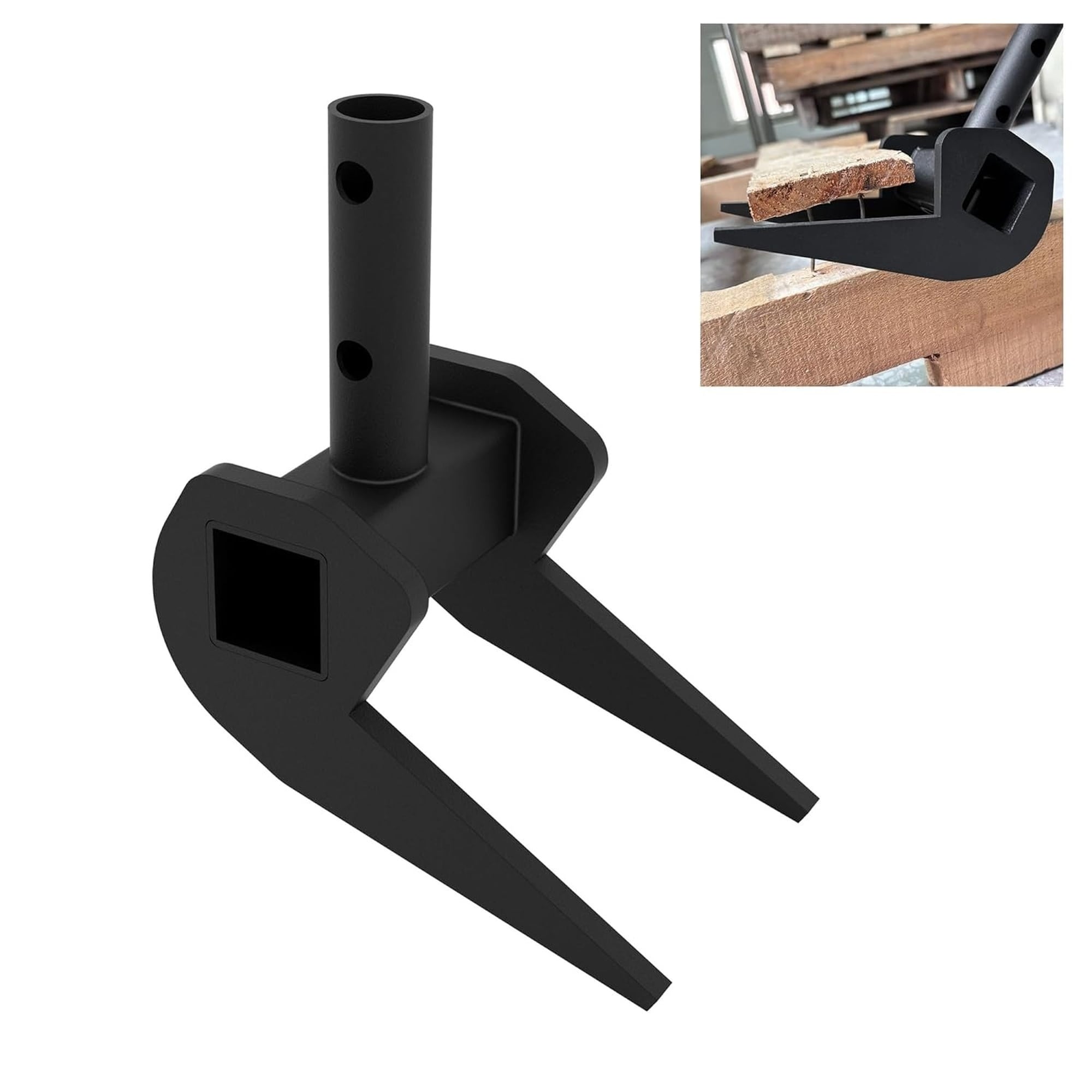 Angel Sar Heavy Duty Black Pallet Buster Deck Wrecker Pallet Breaker Board Removal Tool for Framing Roofing Drywall No Handle