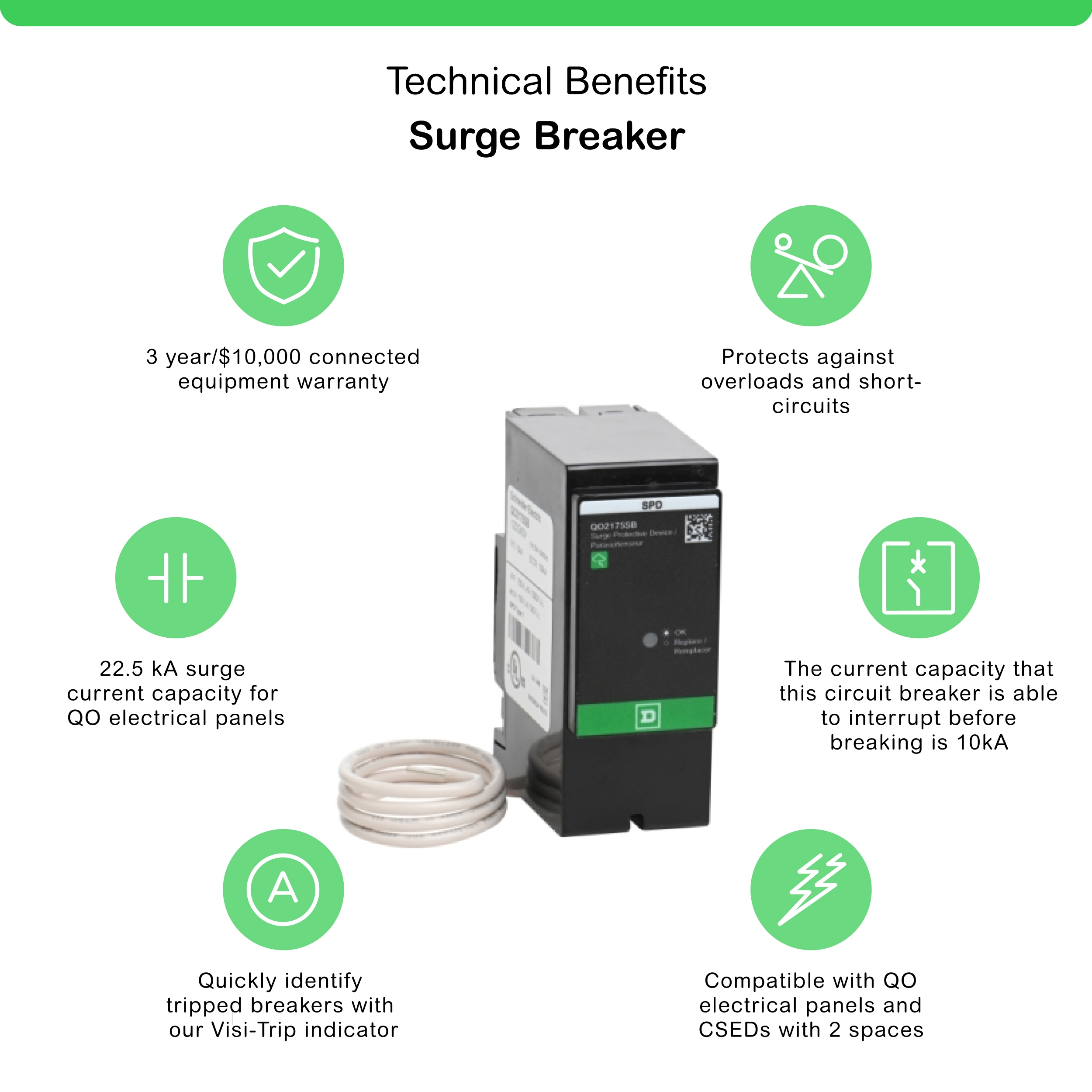 Square D QO2175SB Whole-House-Surge-Protectors - View #2