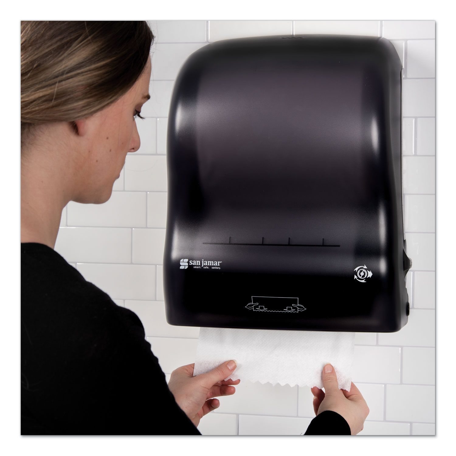 San Jamar SJMT7400TBK Comm-Paper-Towel-Dispen - View #6
