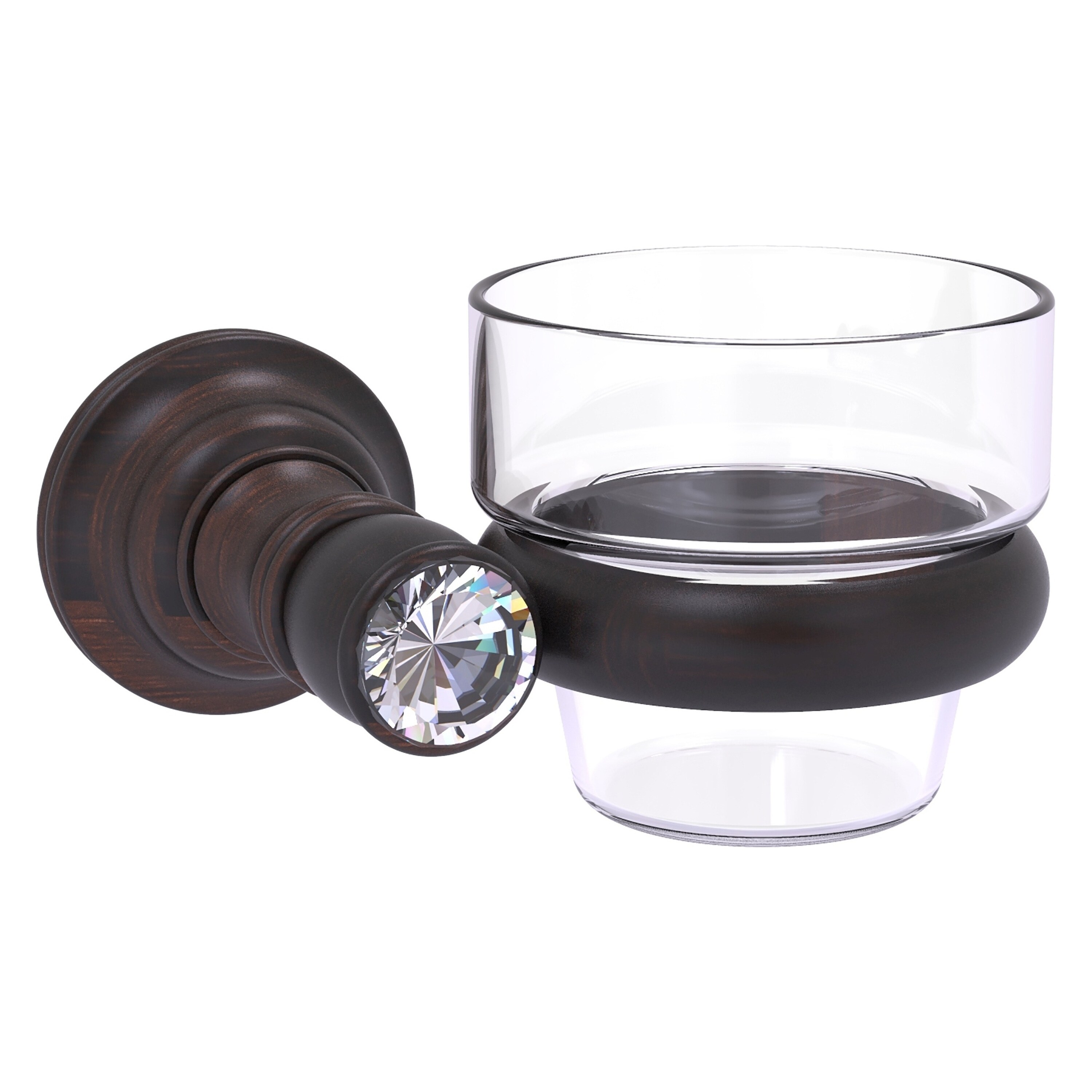 Allied Brass CC-64-VB 1 Candle Carolina Crystal Metal Votive Candle Holder