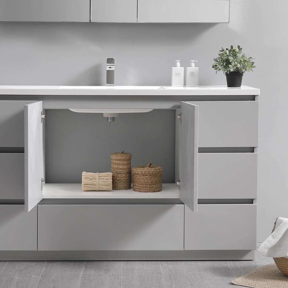 Fresca FCB9360GR-S-I Bath-Vanity-Combo - View #7