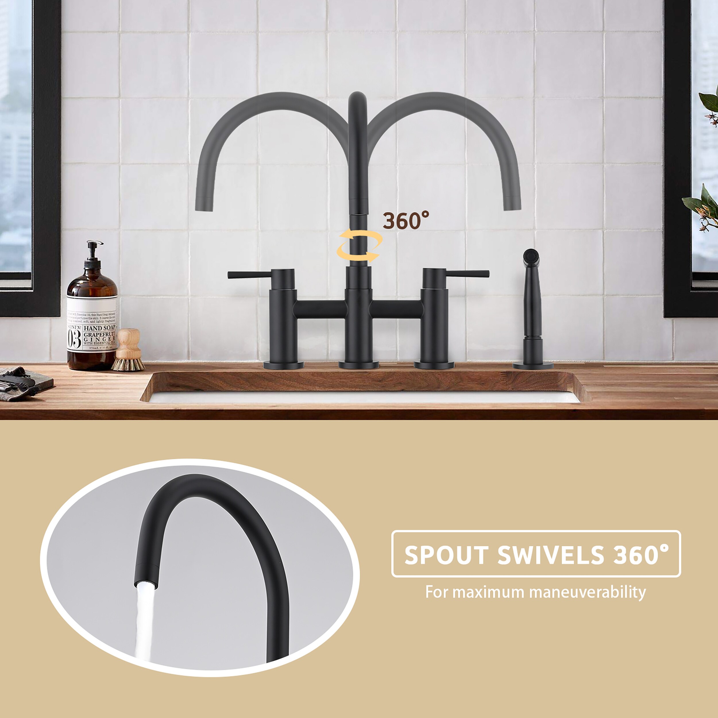 CASAINC CASA02GP14CP Kitchen-Faucets - View #9