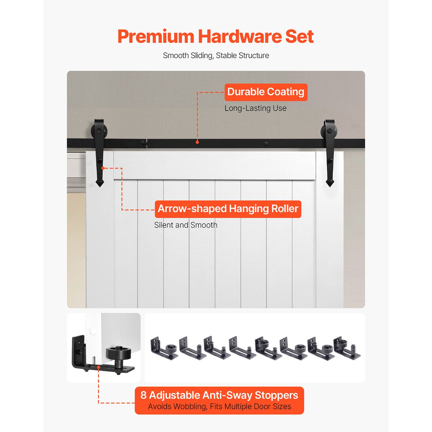 VEVOR SCGCMFHBHXTZ08165V0 Barn-Doors - View #5