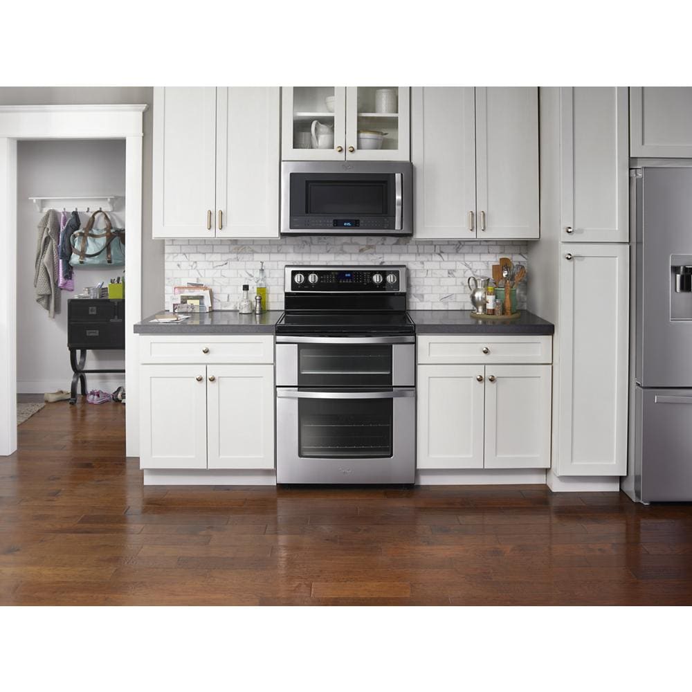 Whirlpool White Glass-top Electric Range - ReviveApplianceAndParts
