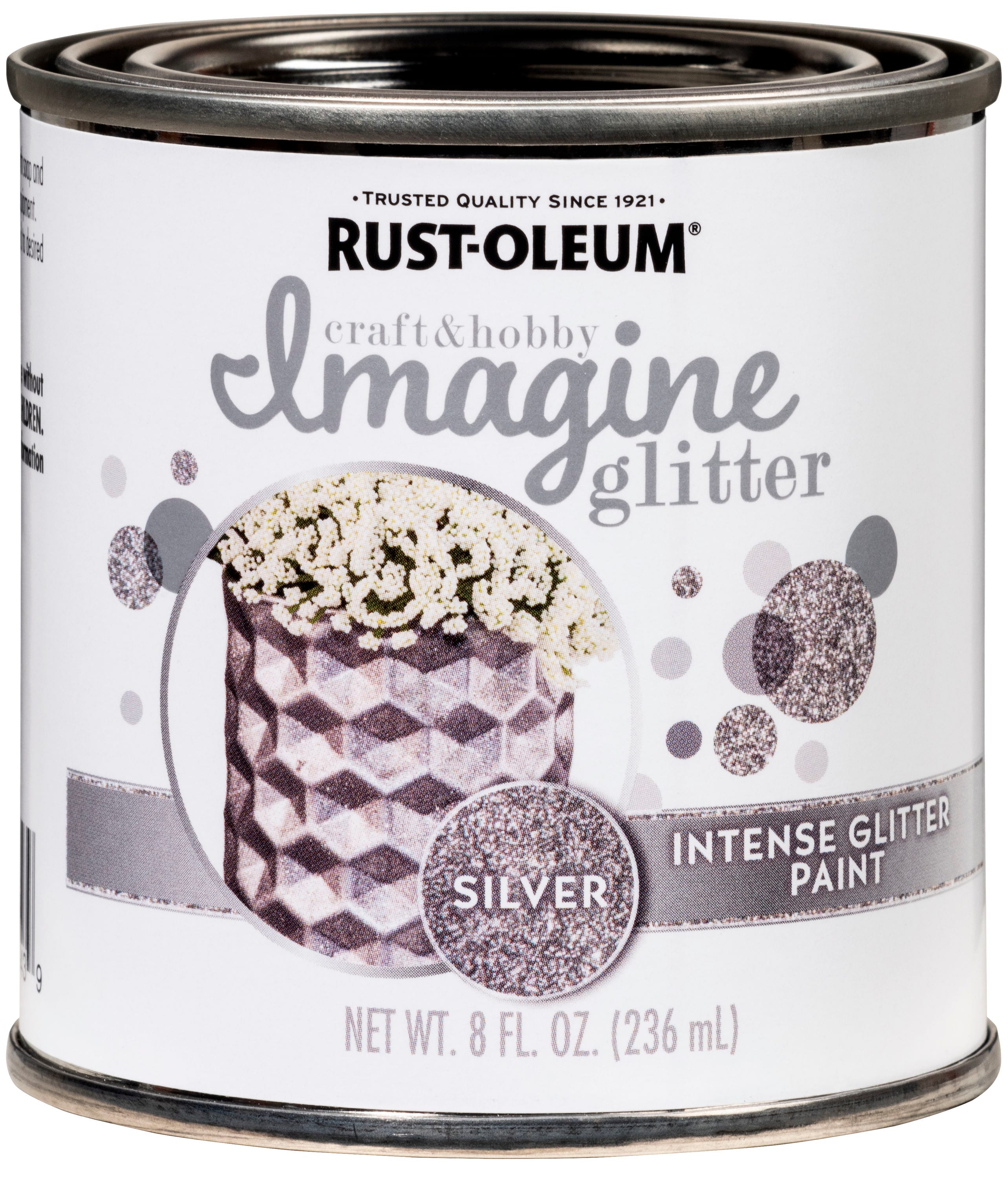 Rust-Oleum Imagine Iridescent Clear Acrylic Glitter Paint (Half