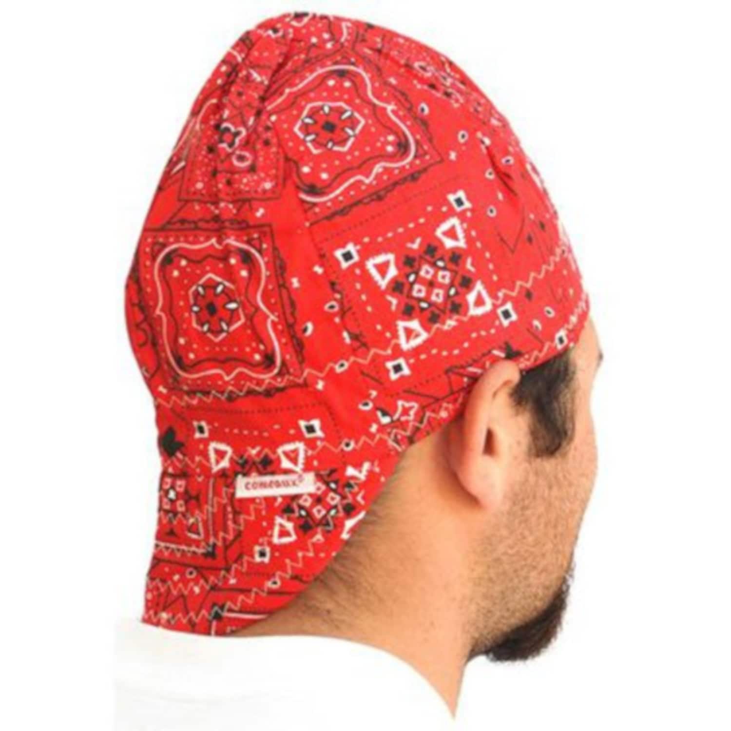 Forney  7.5 in. H X 7.5 in. W Cotton Welding Cap Multicolored 1 pc