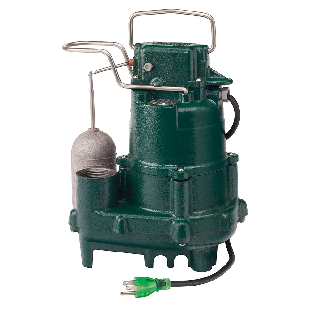 Zoeller 1/2-HP 115-Volt Cast Iron Submersible Sump Pump in the Water Pumps  department at