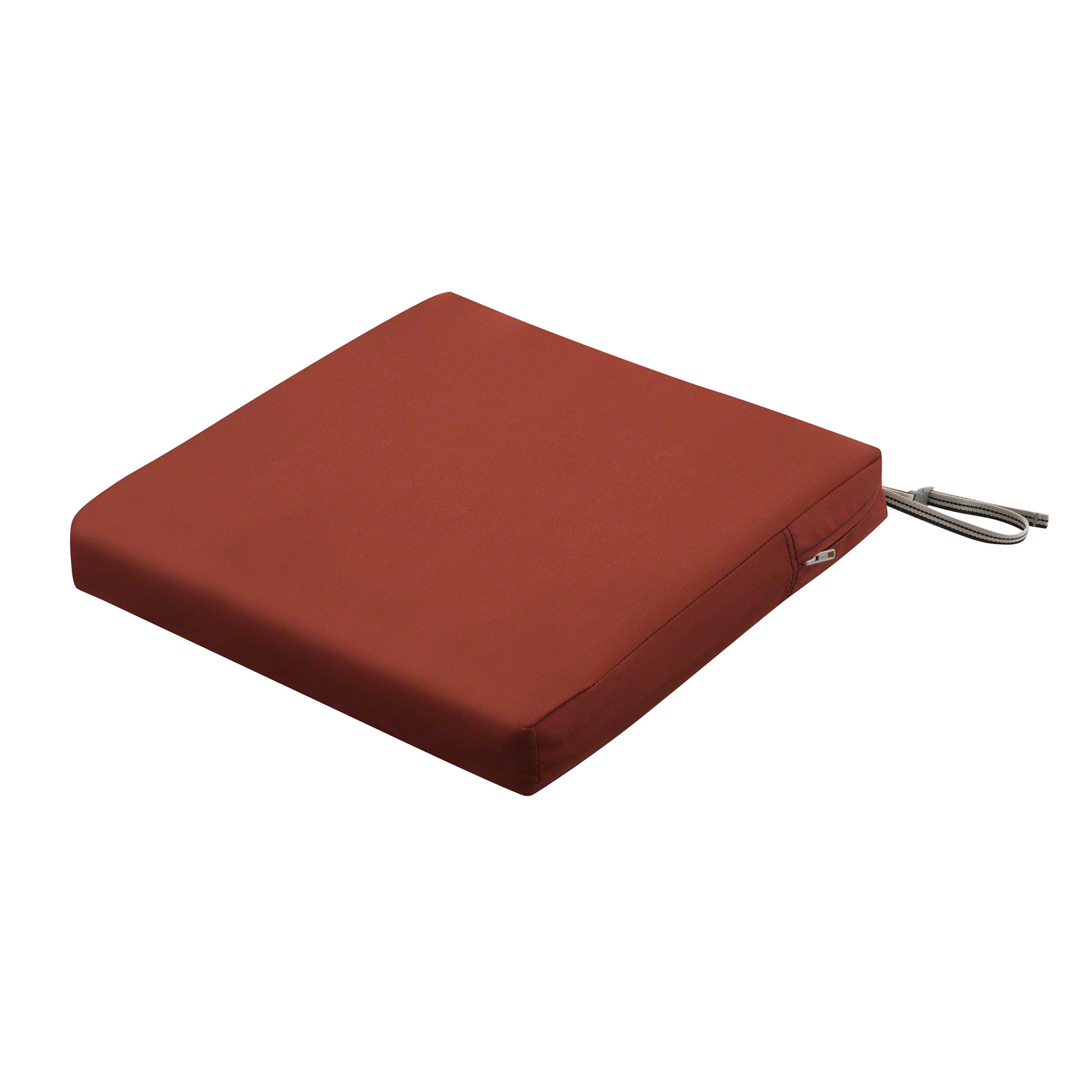 Spice Square 21" Patio Chair Cushion with Water-Repellent Fabric
