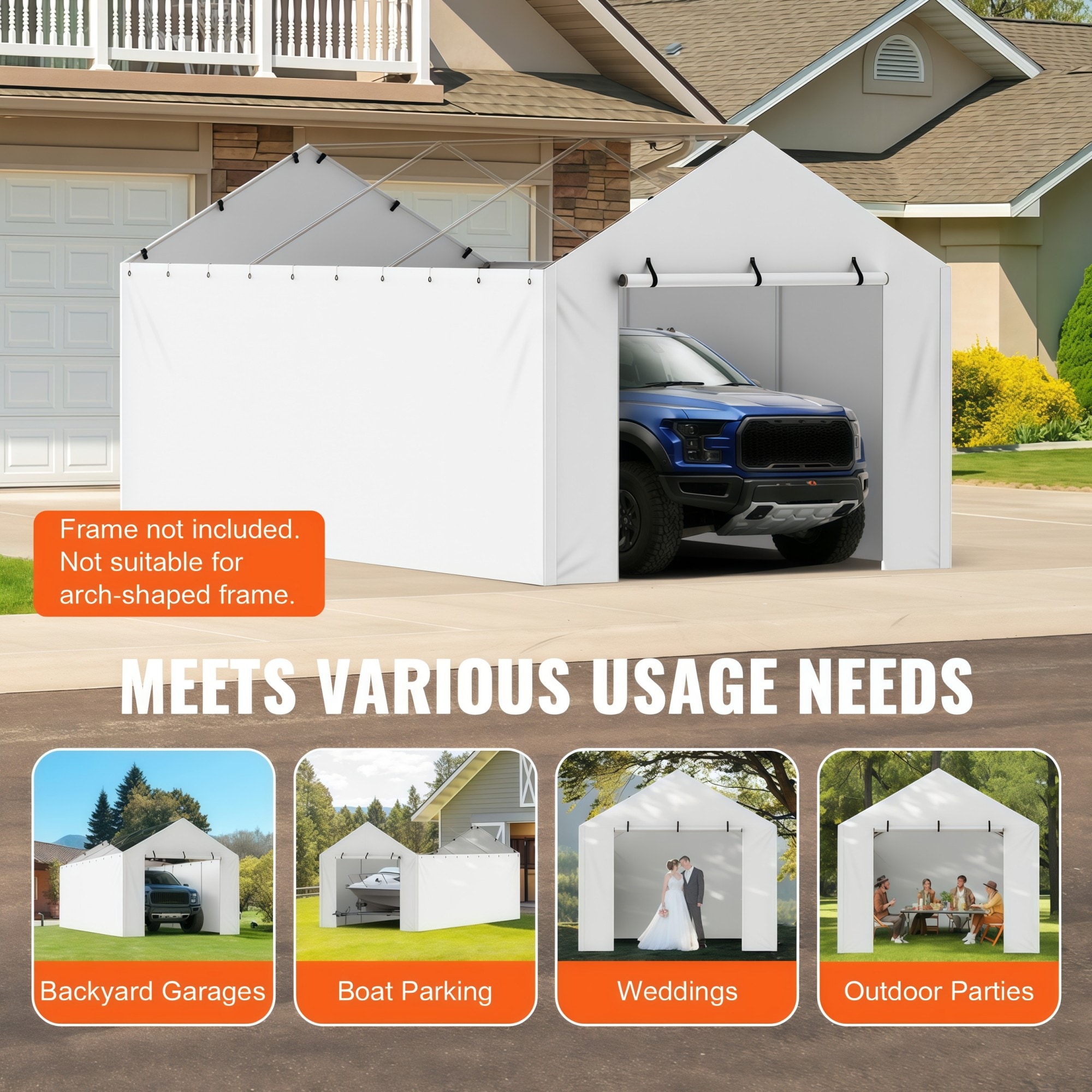 Numhew NHWILL07974 Carport-Covers - View #6