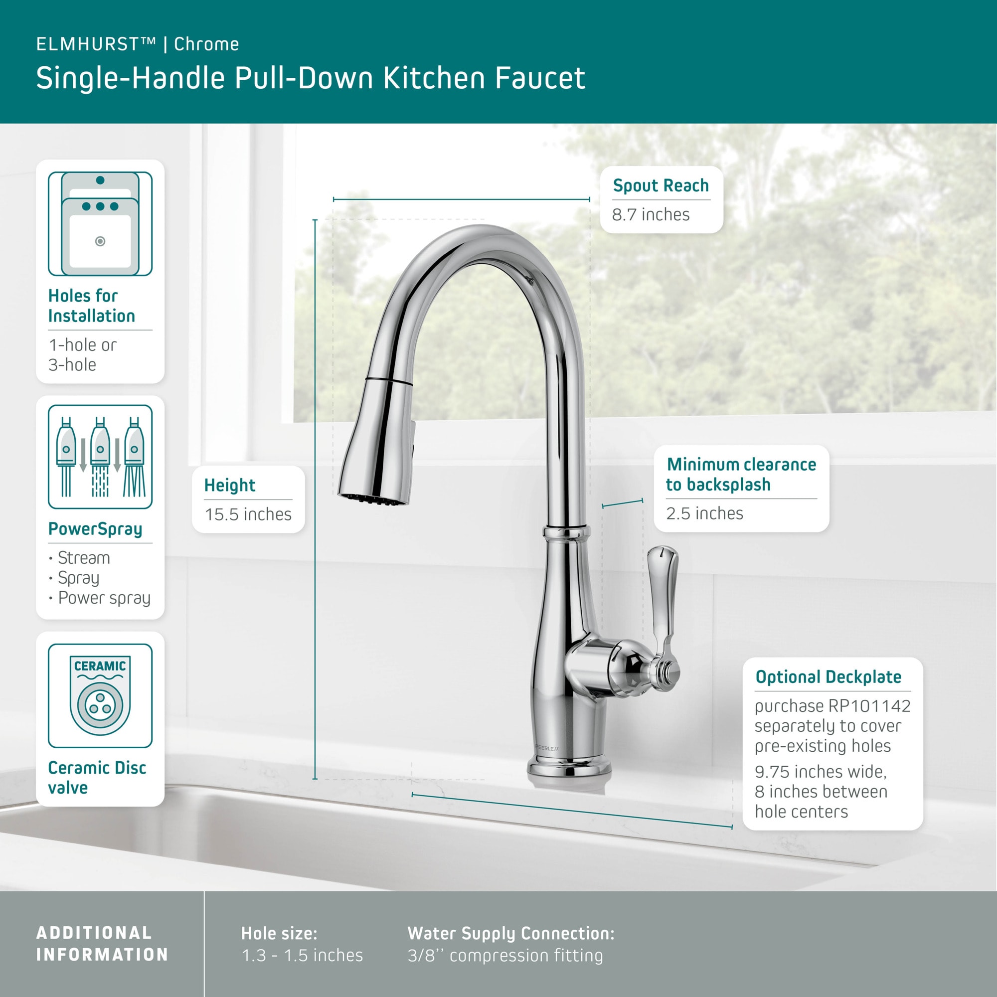 Peerless P7965LF Kitchen-Faucets - View #10